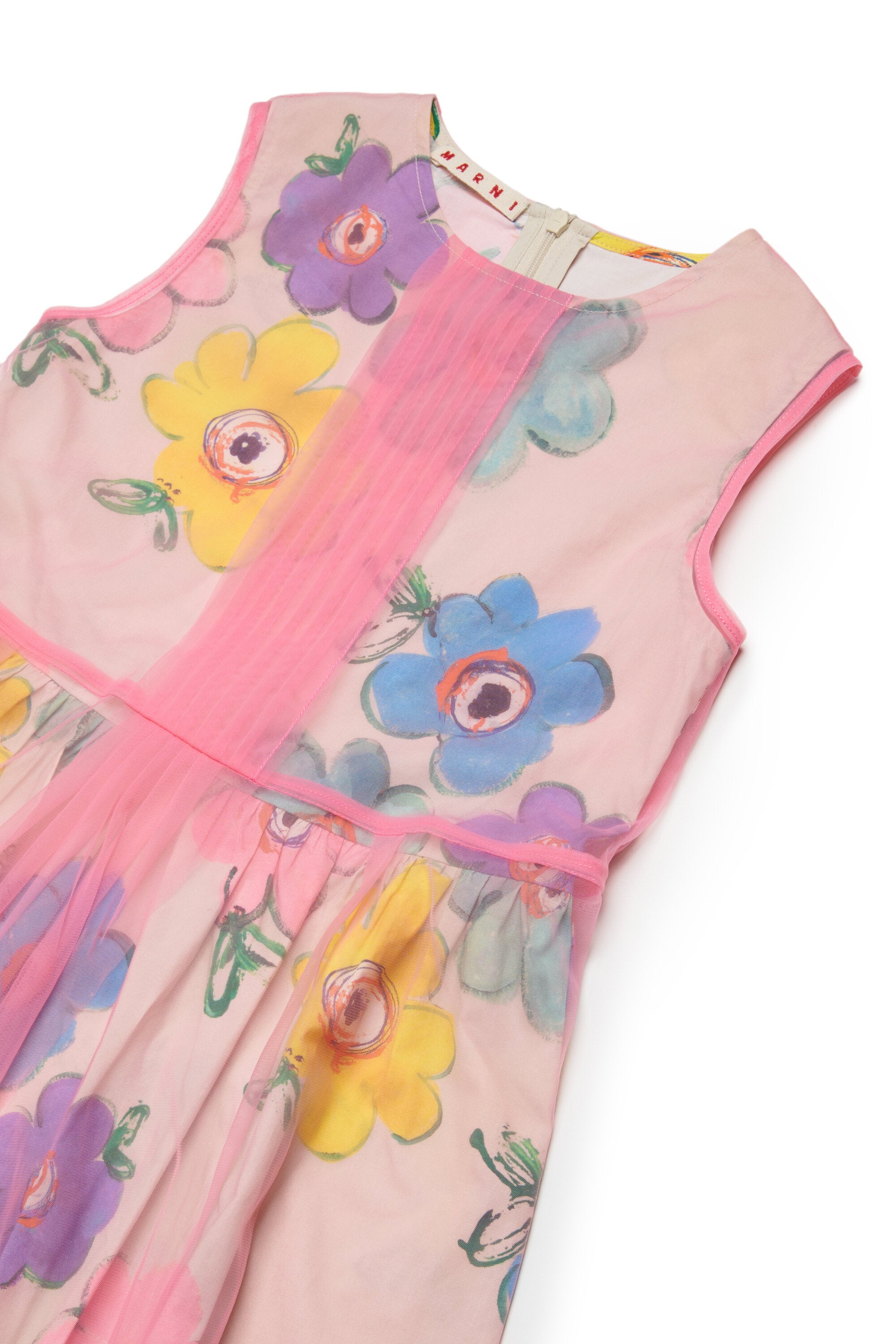 Robe midi à fleurs