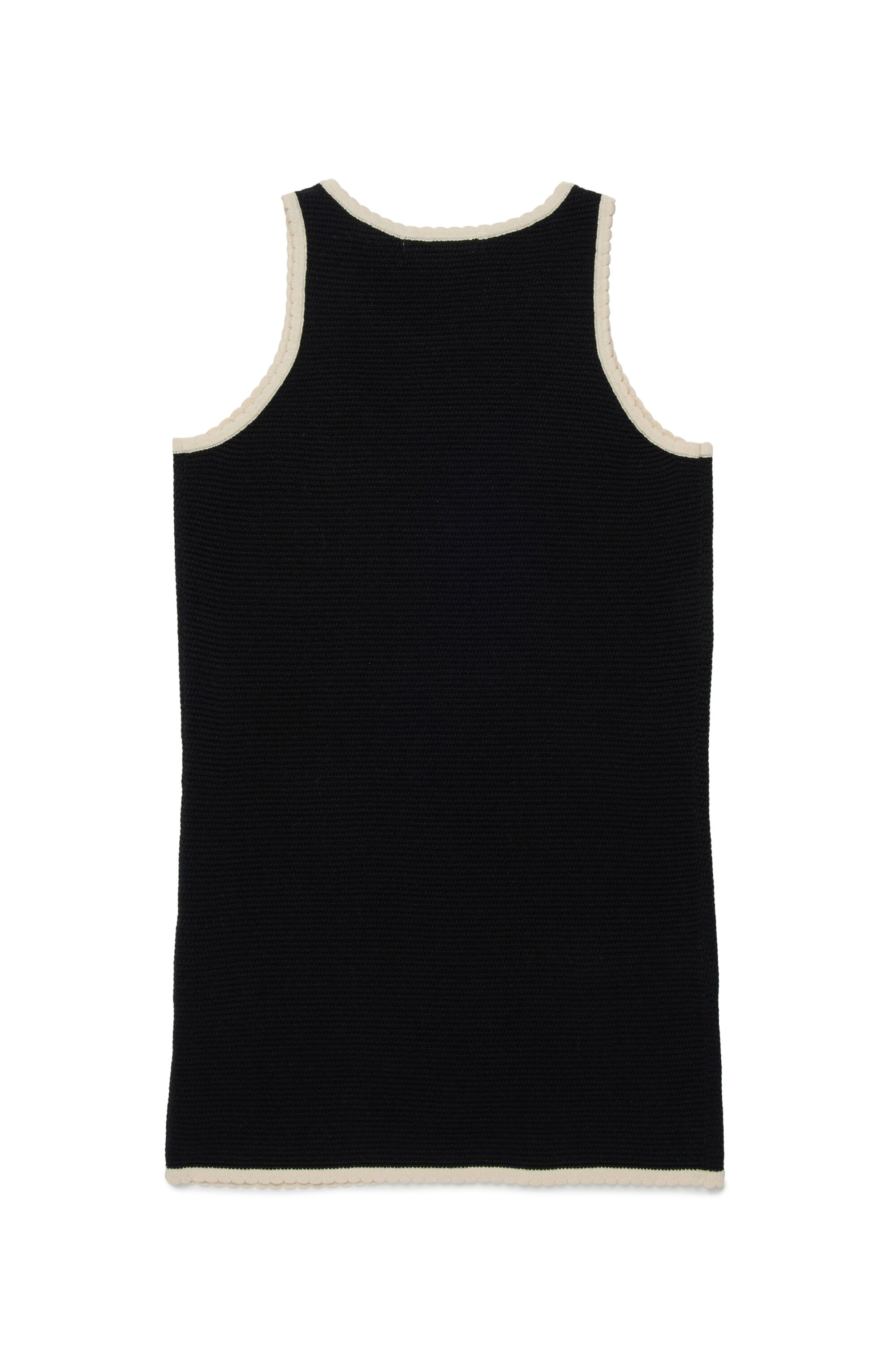 Robe sans manches à motif géométrique