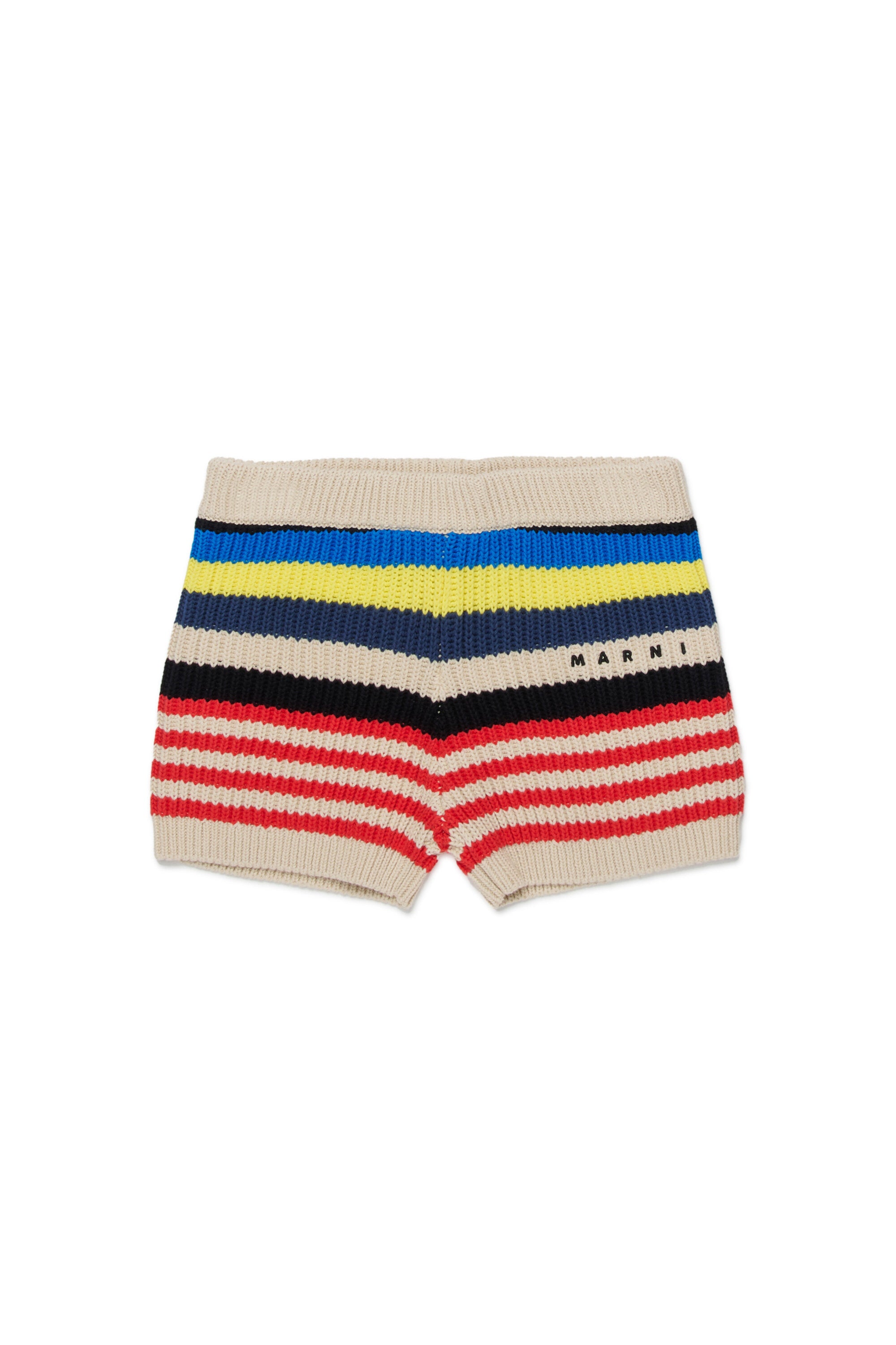 Short en maille avec logo