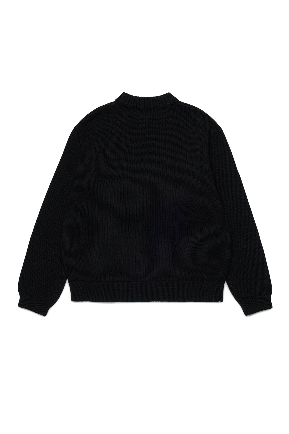 Jersey de cuello redondo con bolsillo y logo