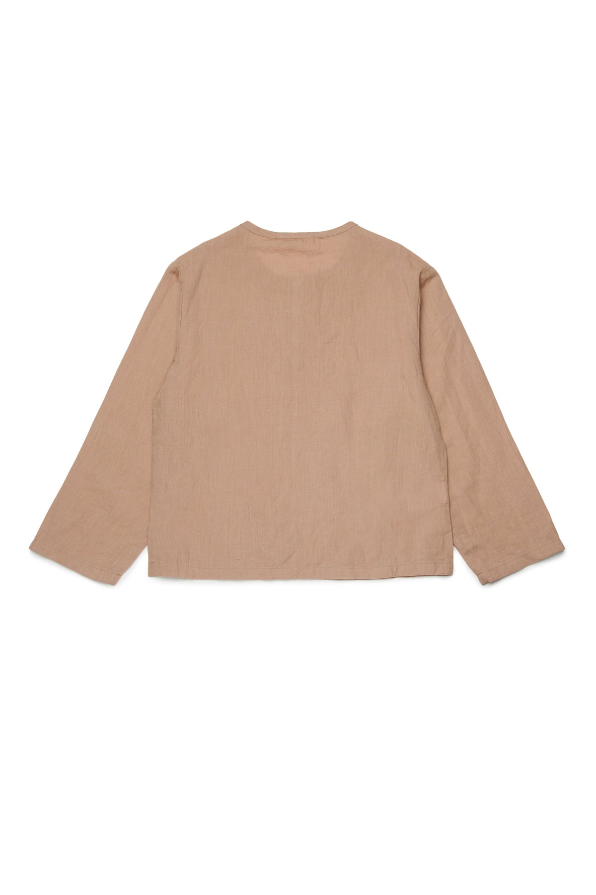 Long-sleeved shirt with heart embroidery