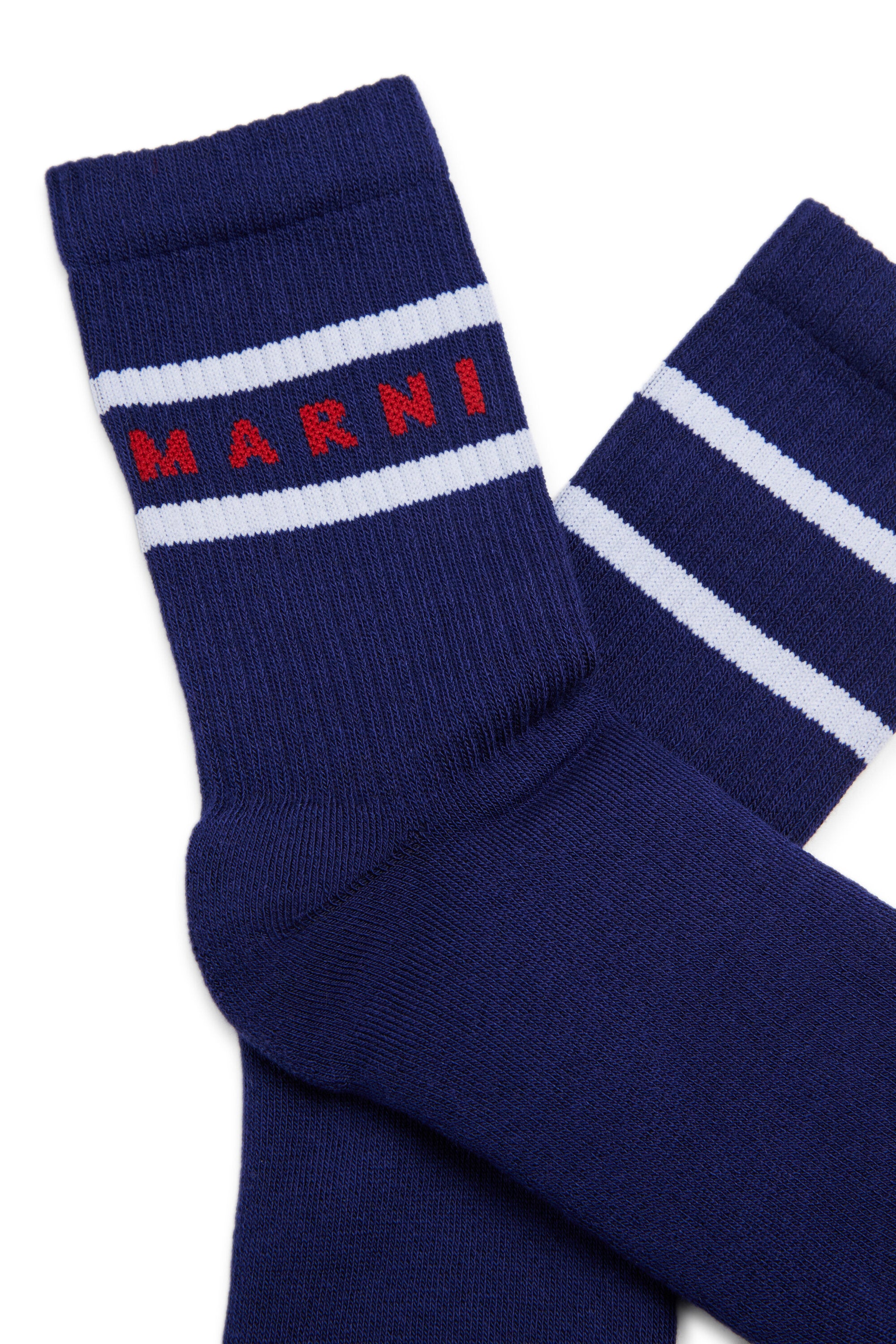 Calcetines con logo y rayas