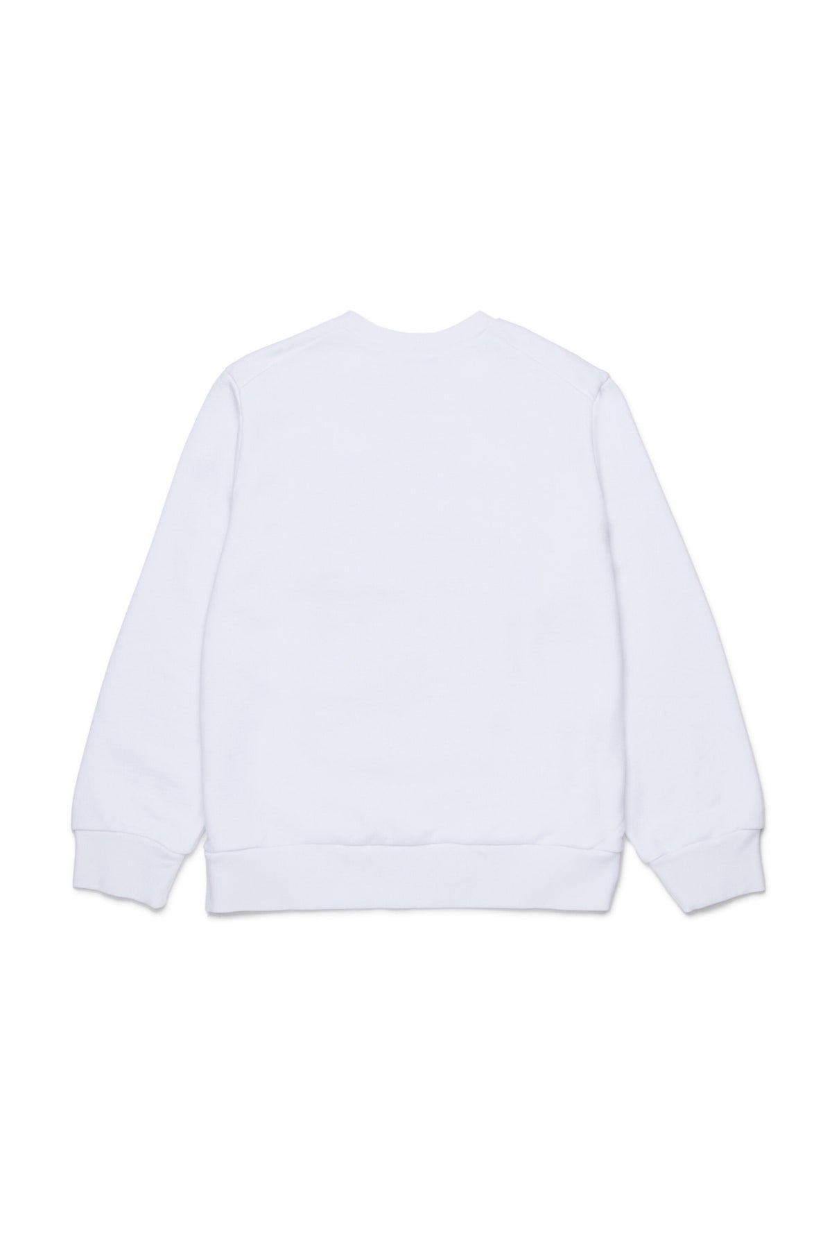 Sweat-shirt à col rond avec maxi fleur
