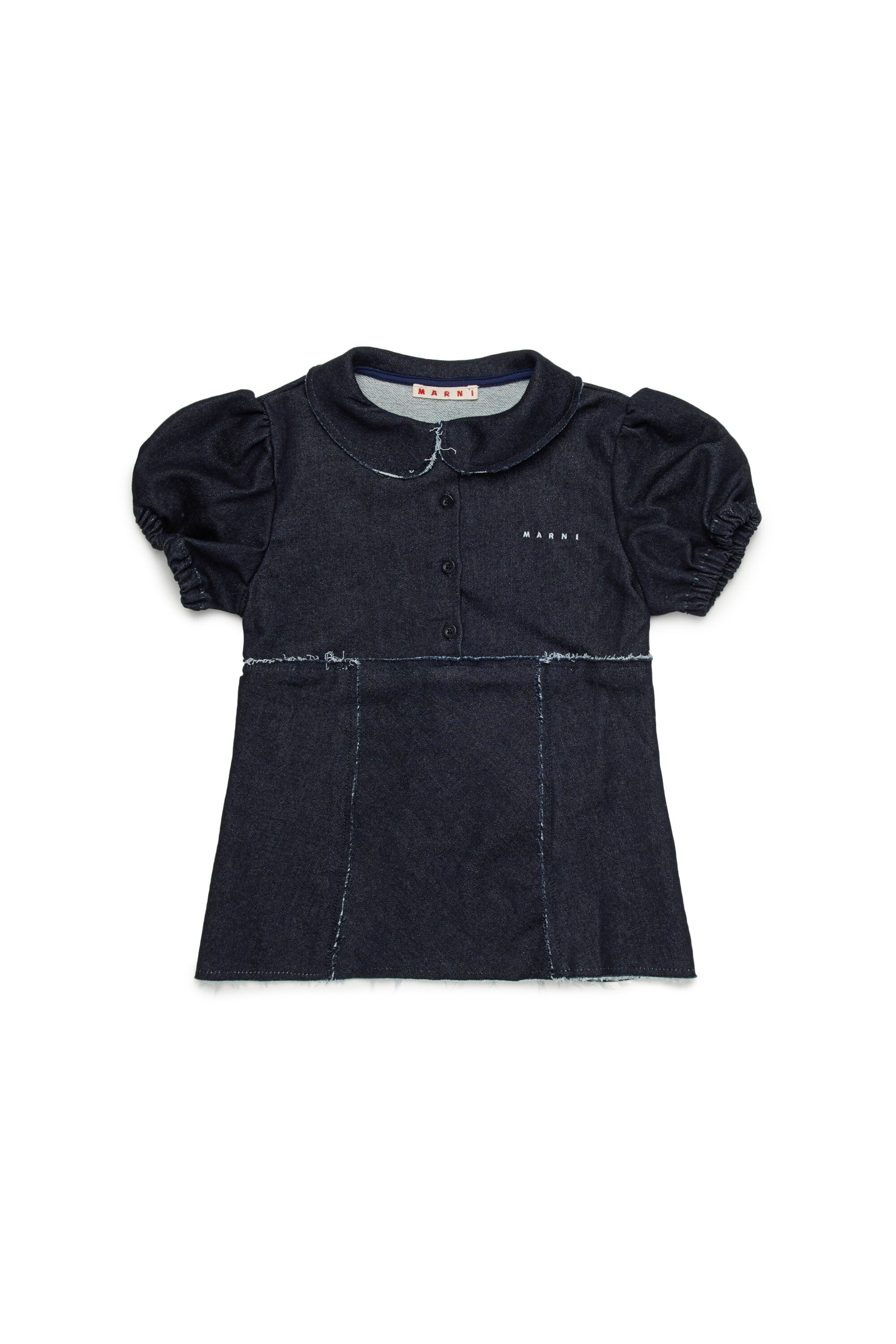 Chemise en denim avec manches courte