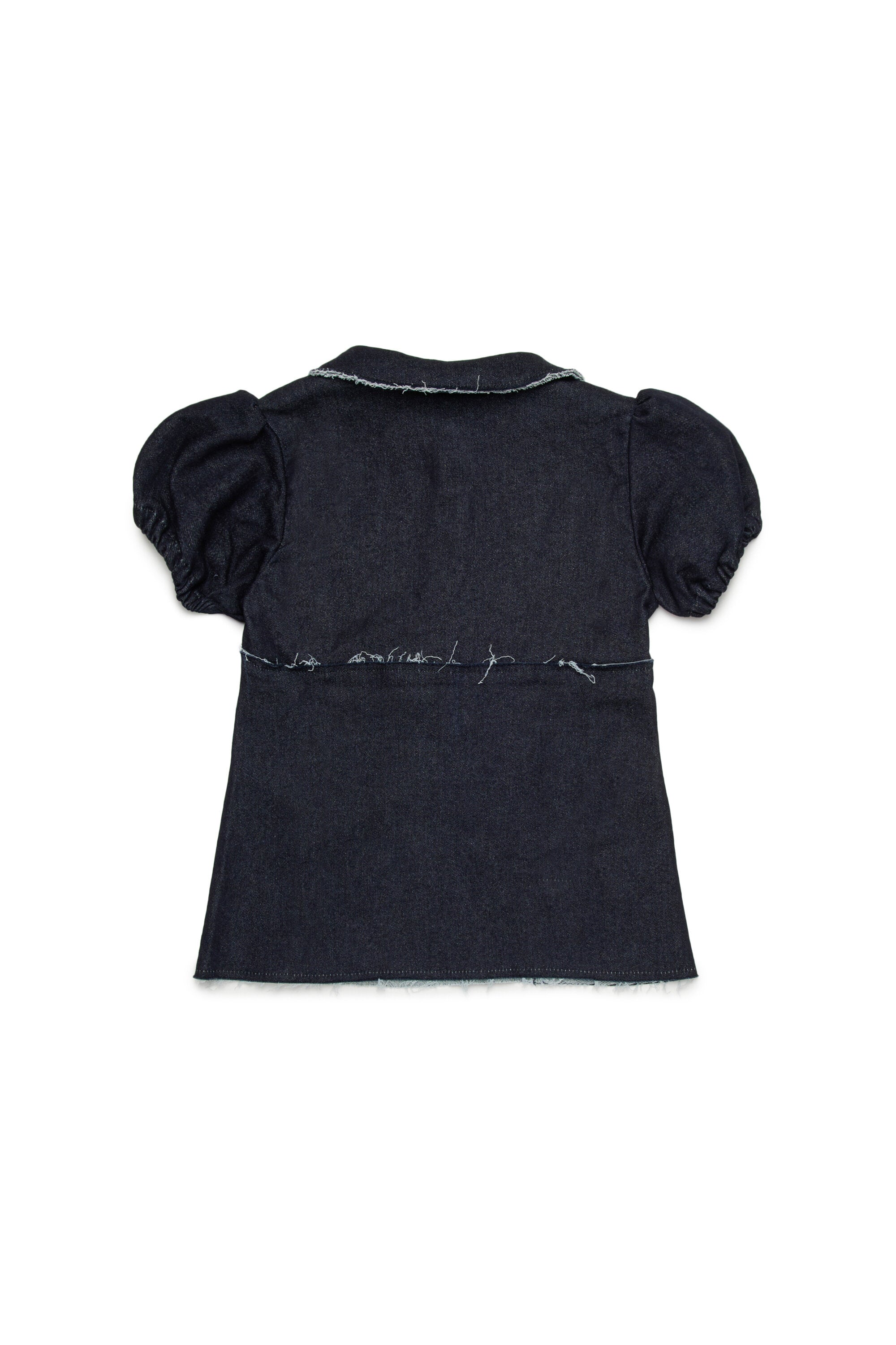Chemise en denim avec manches courte