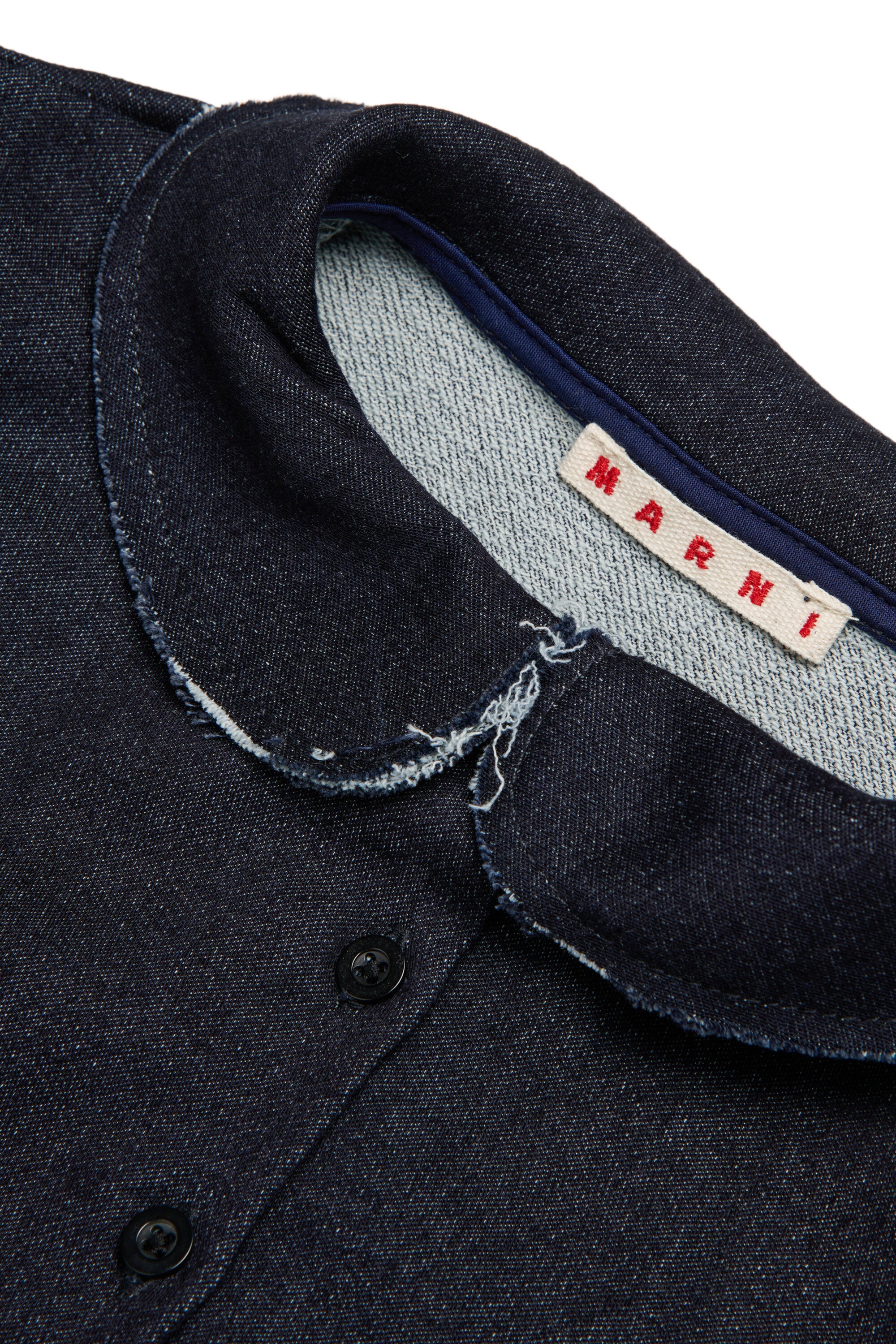 Chemise en denim avec manches courte