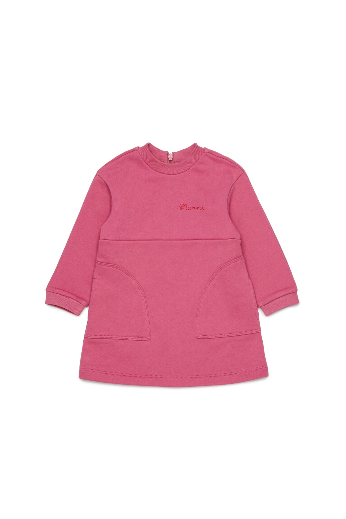 Vestido de felpa con logo