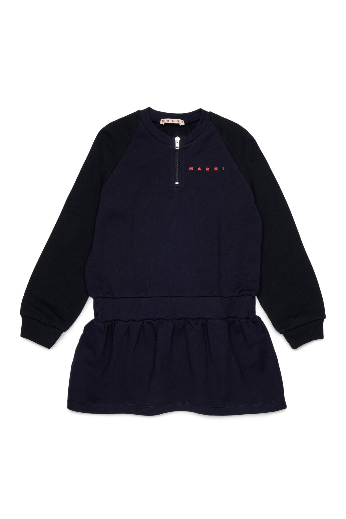 Sweatshirt dress with logo