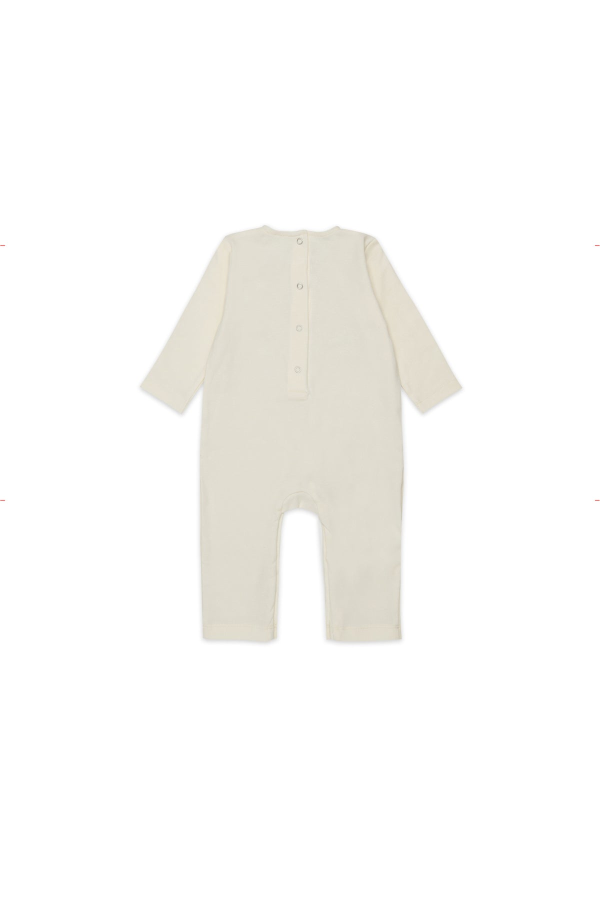 Baby jumpsuit with front print