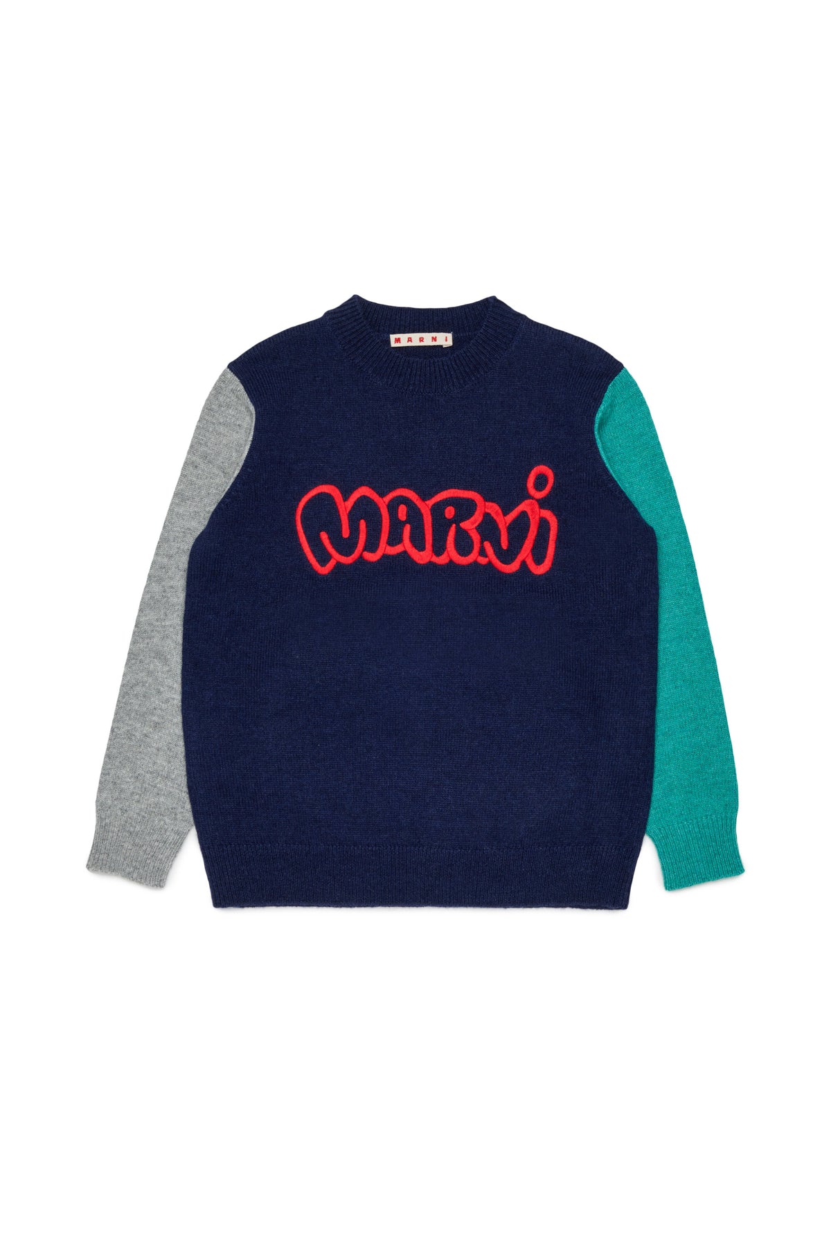 Pull col rond avec logo