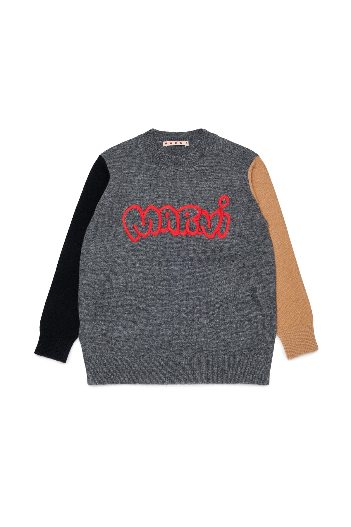 Jersey de cuello redondo con logo