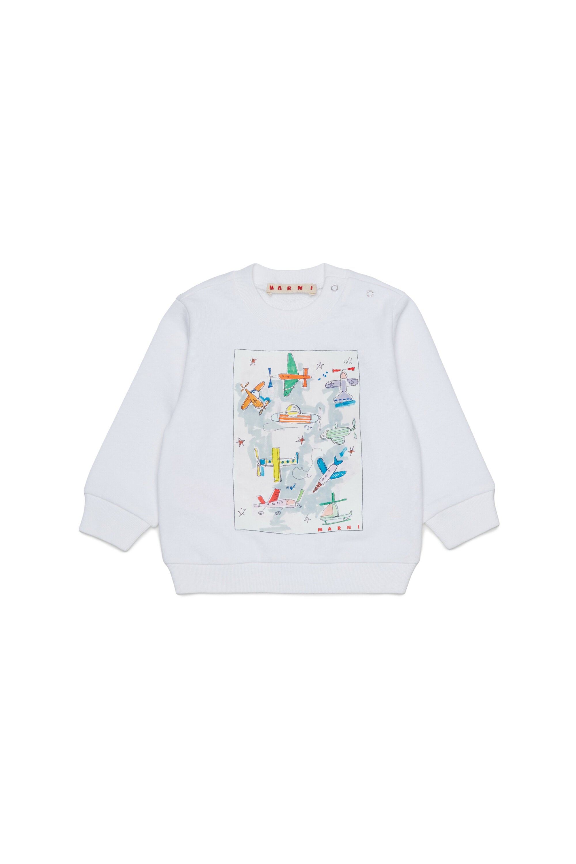 Sweat-shirt col rond avec logo