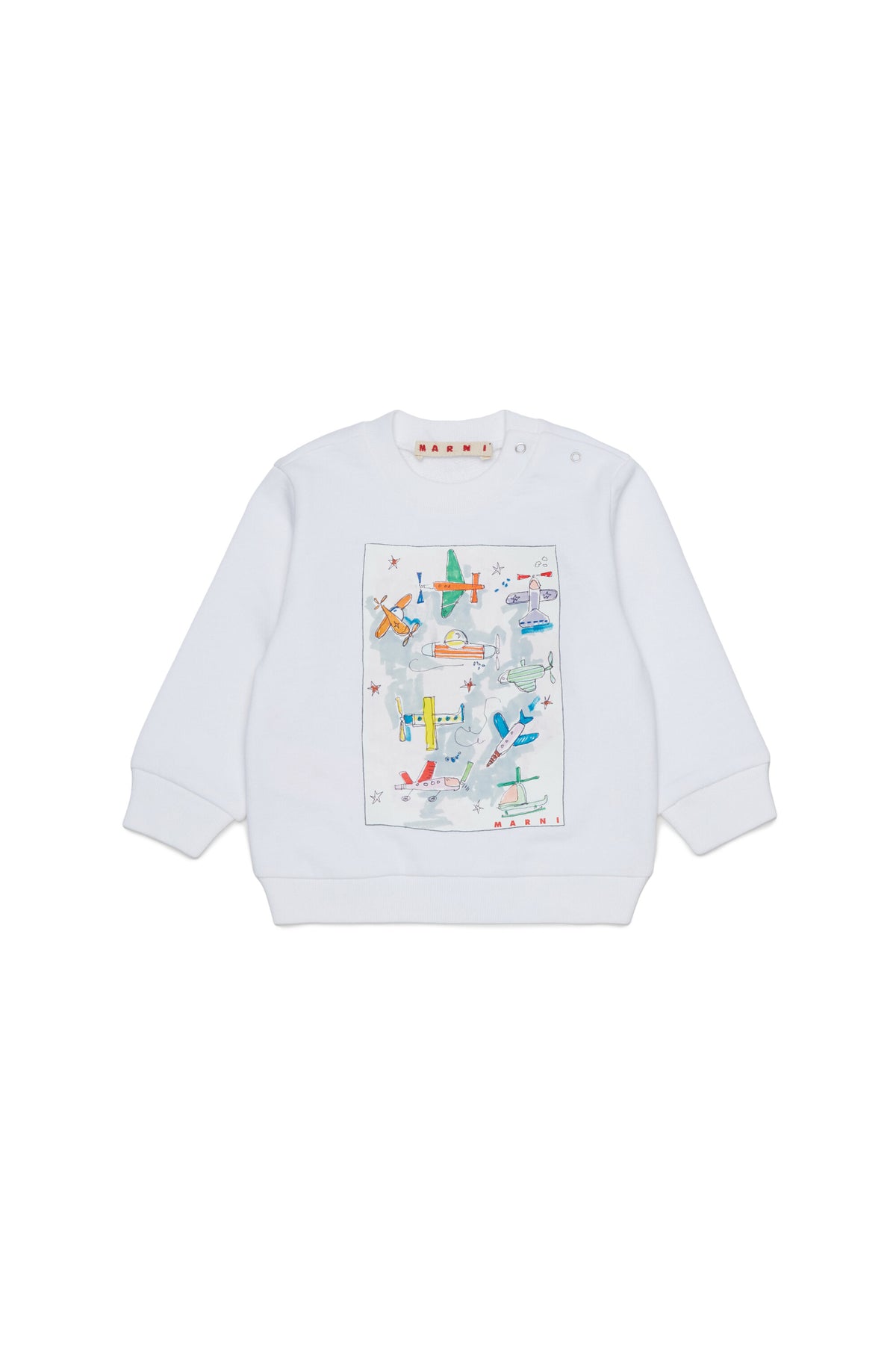 Sweat-shirt col rond avec logo