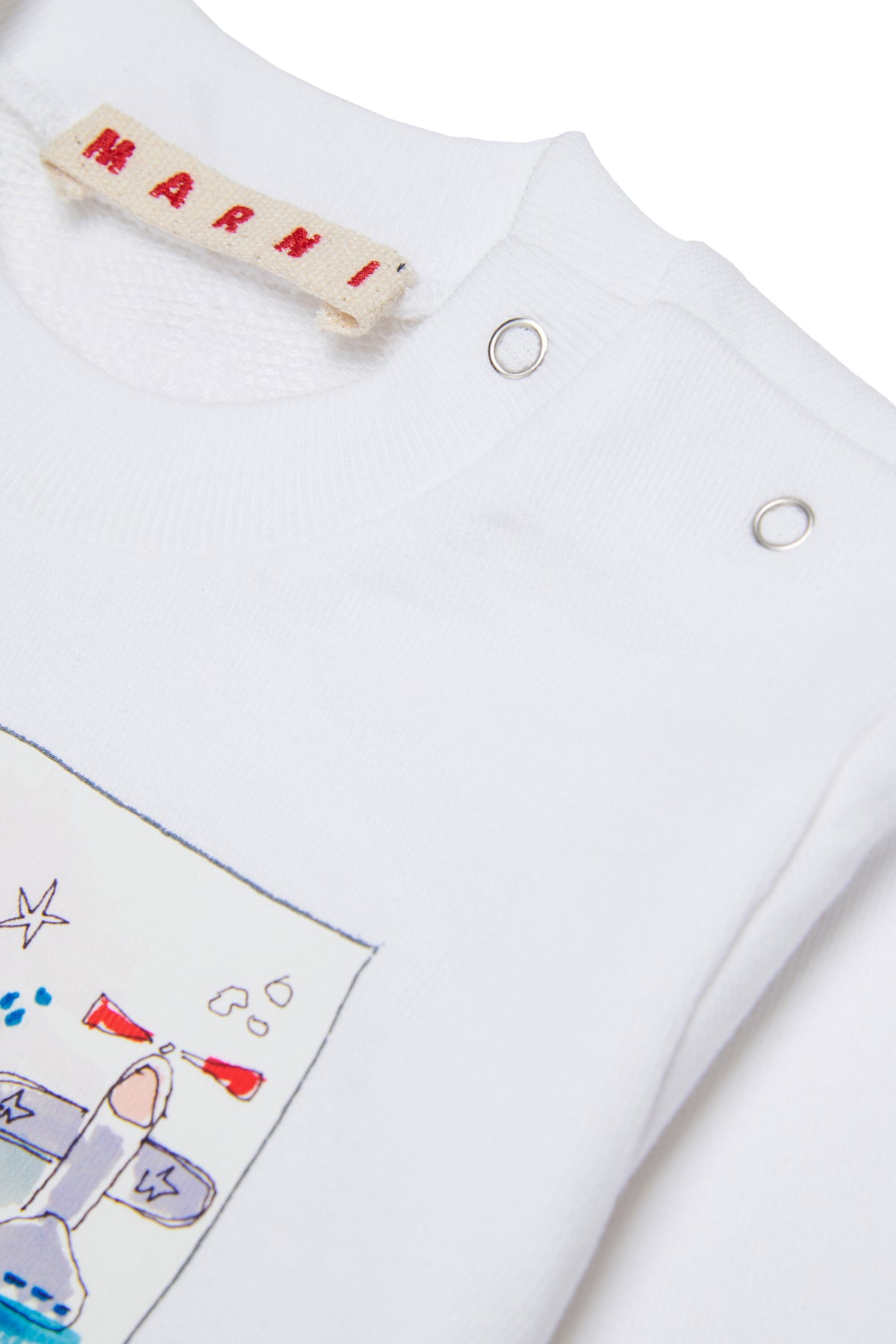 Sweat-shirt col rond avec logo