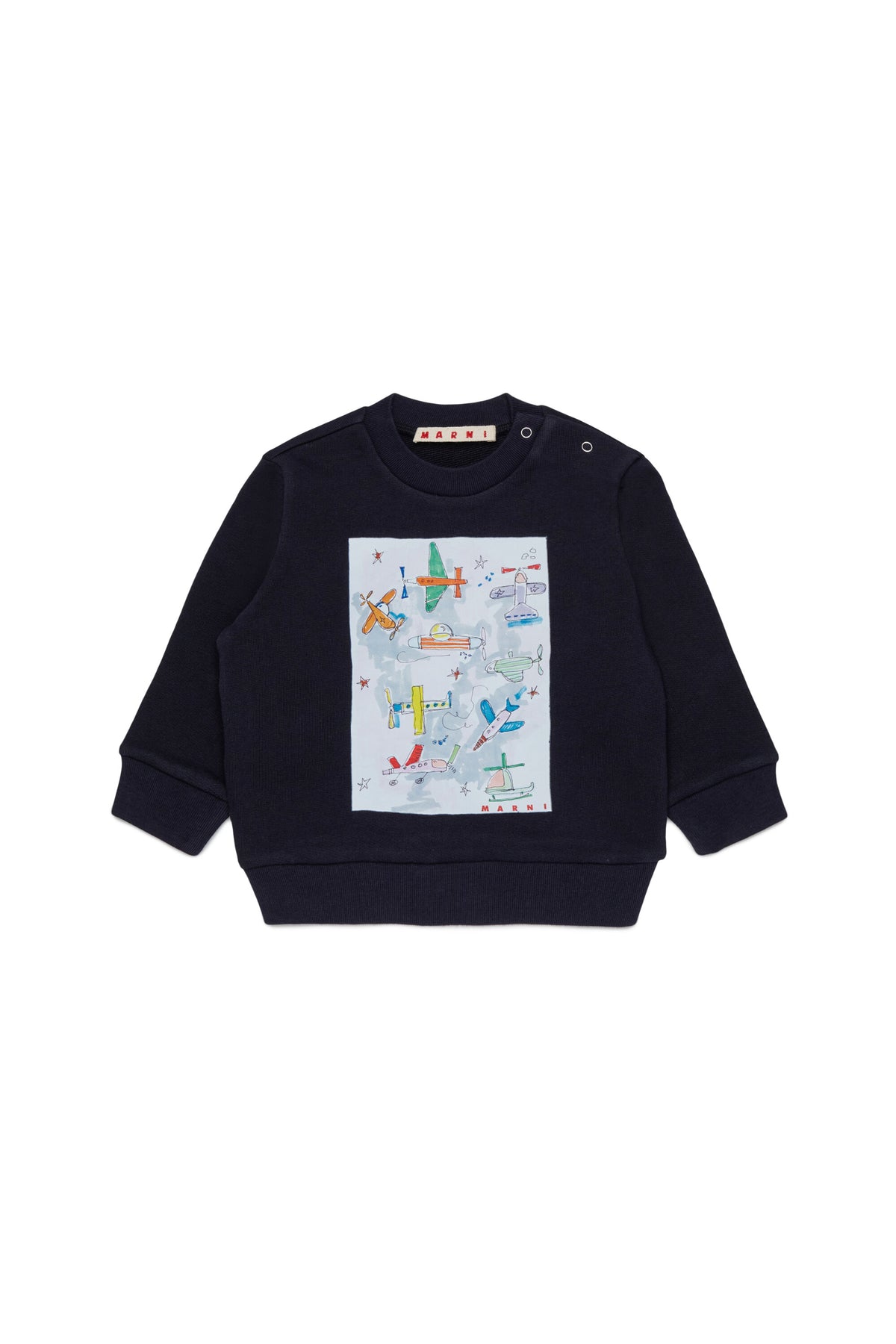 Sweat-shirt col rond avec logo