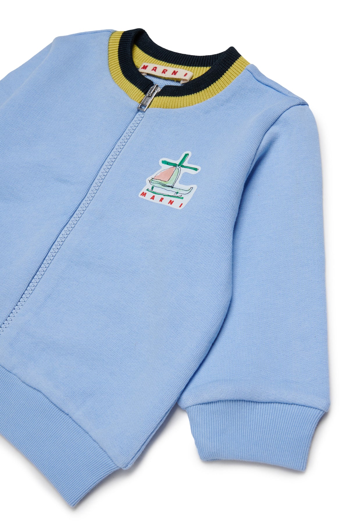 Sweat zippé avec logo