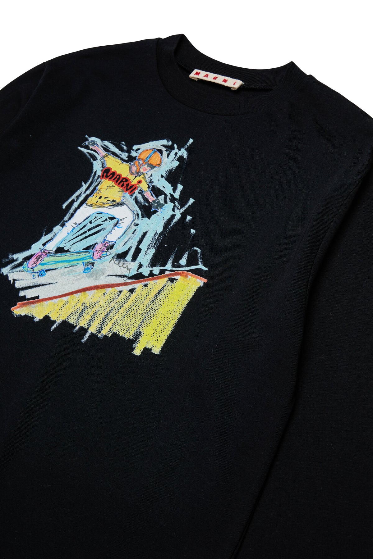 Camiseta de manga larga con logo