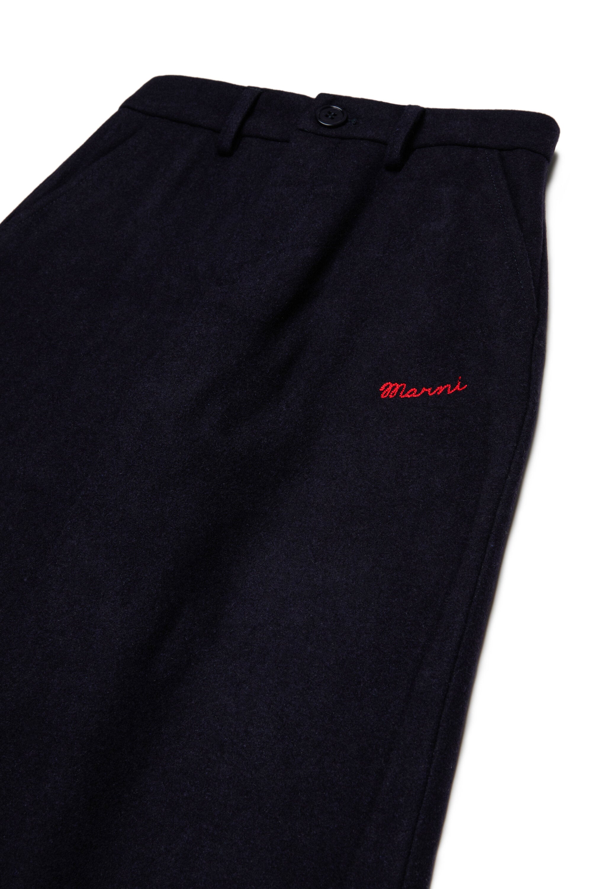 Pantalón de mezcla de lana