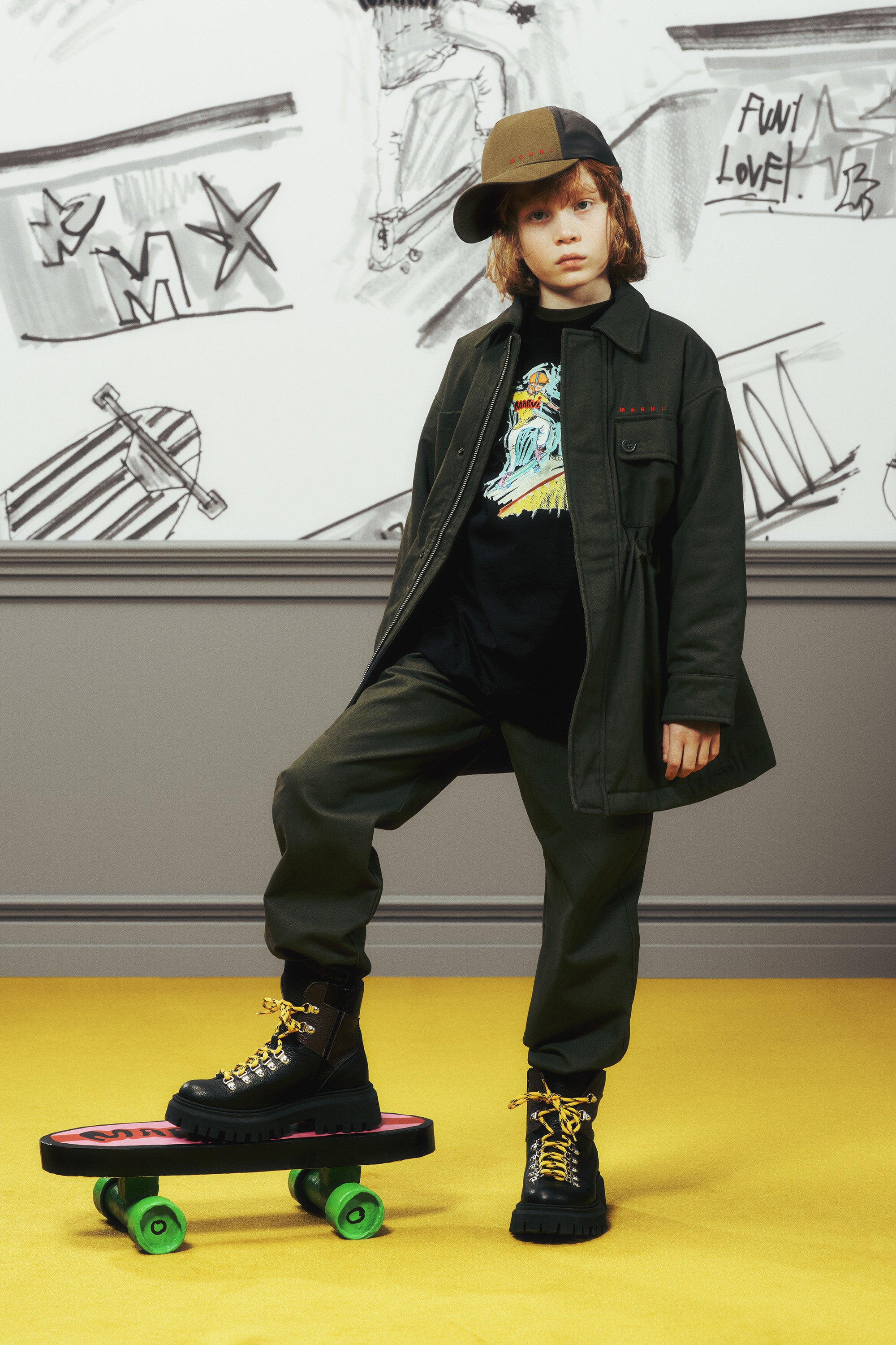 Pantalon chino avec logo