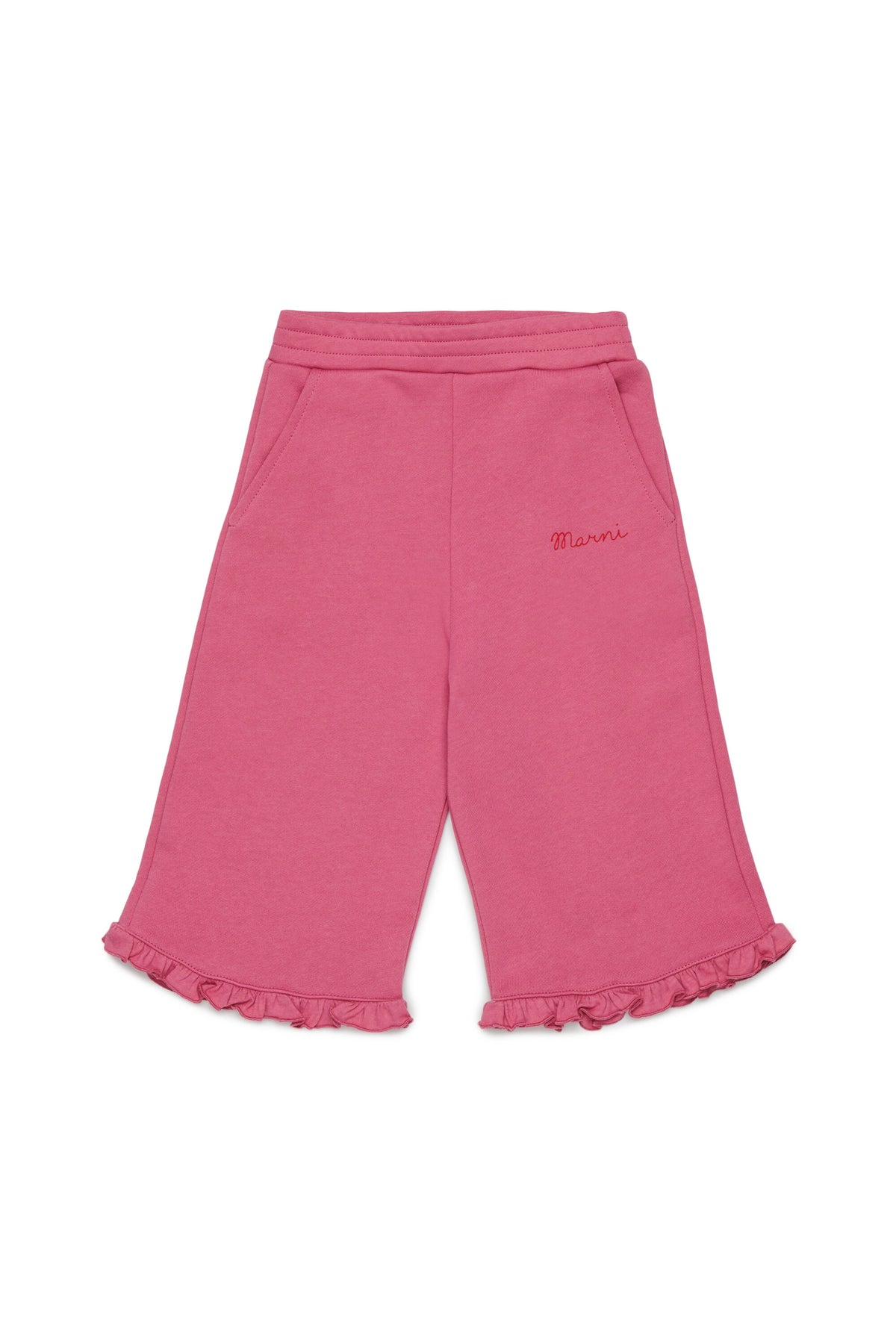 Pantalon en molleton avec volants