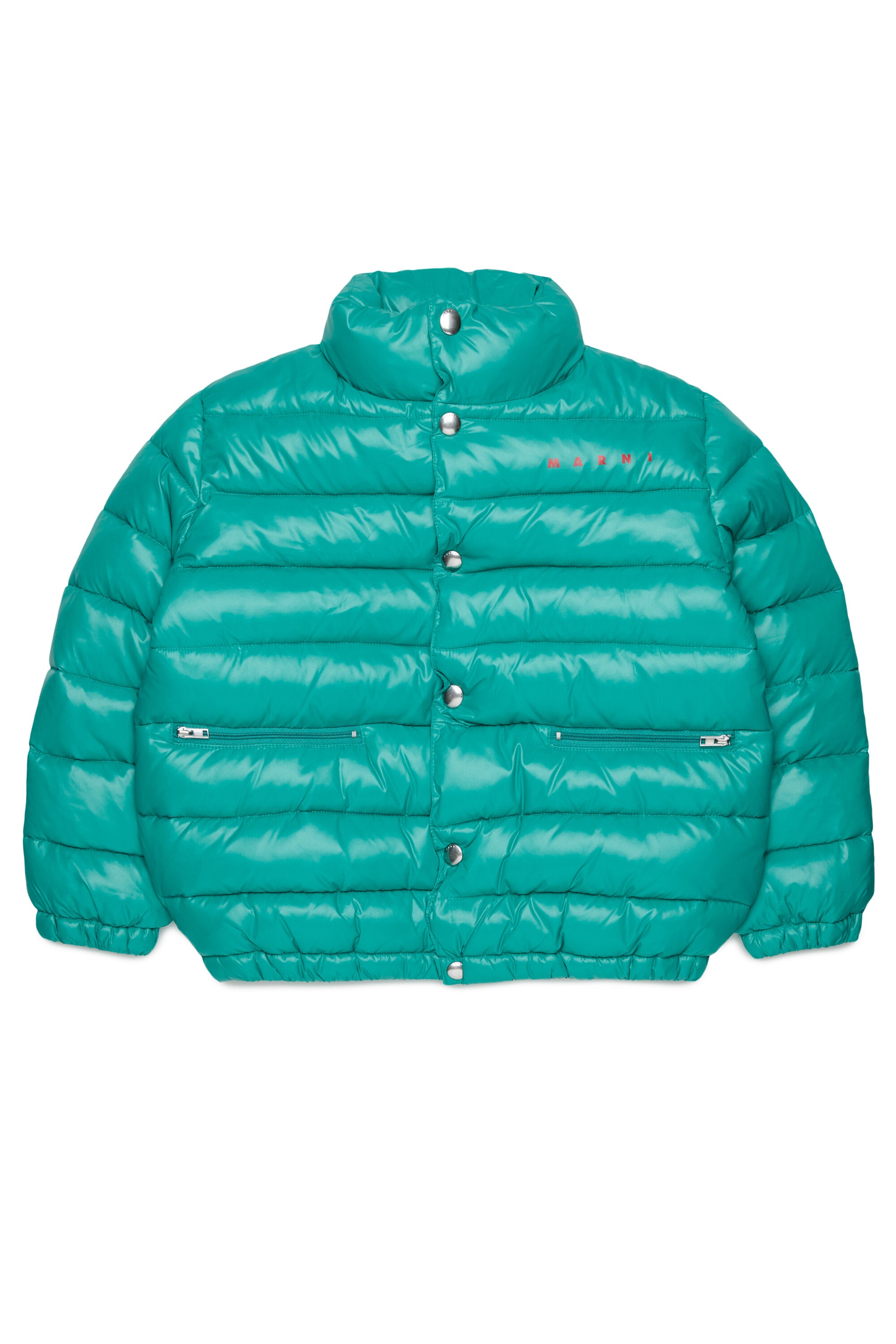 Chaqueta acolchada con logo