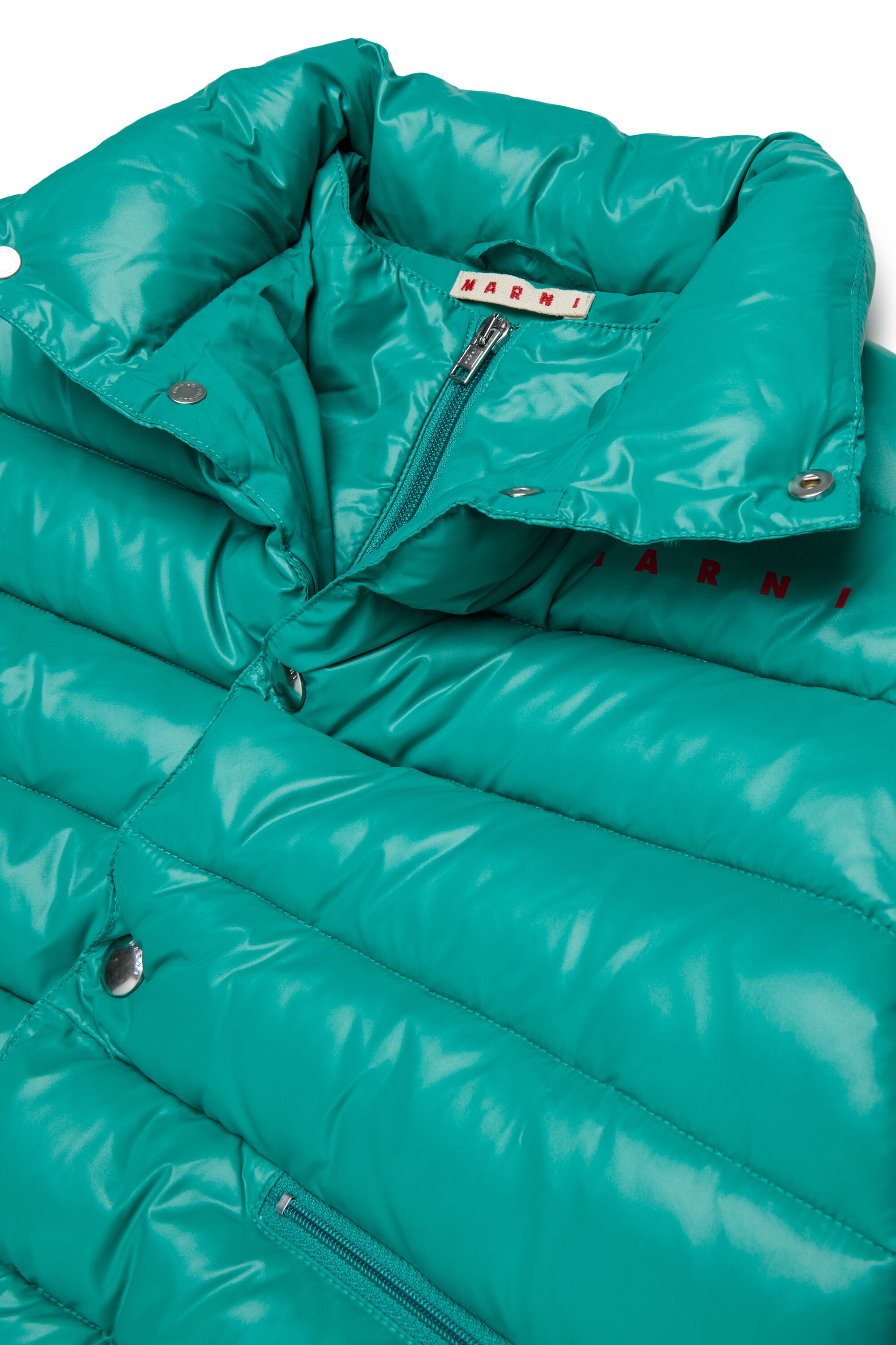 Chaqueta acolchada con logo
