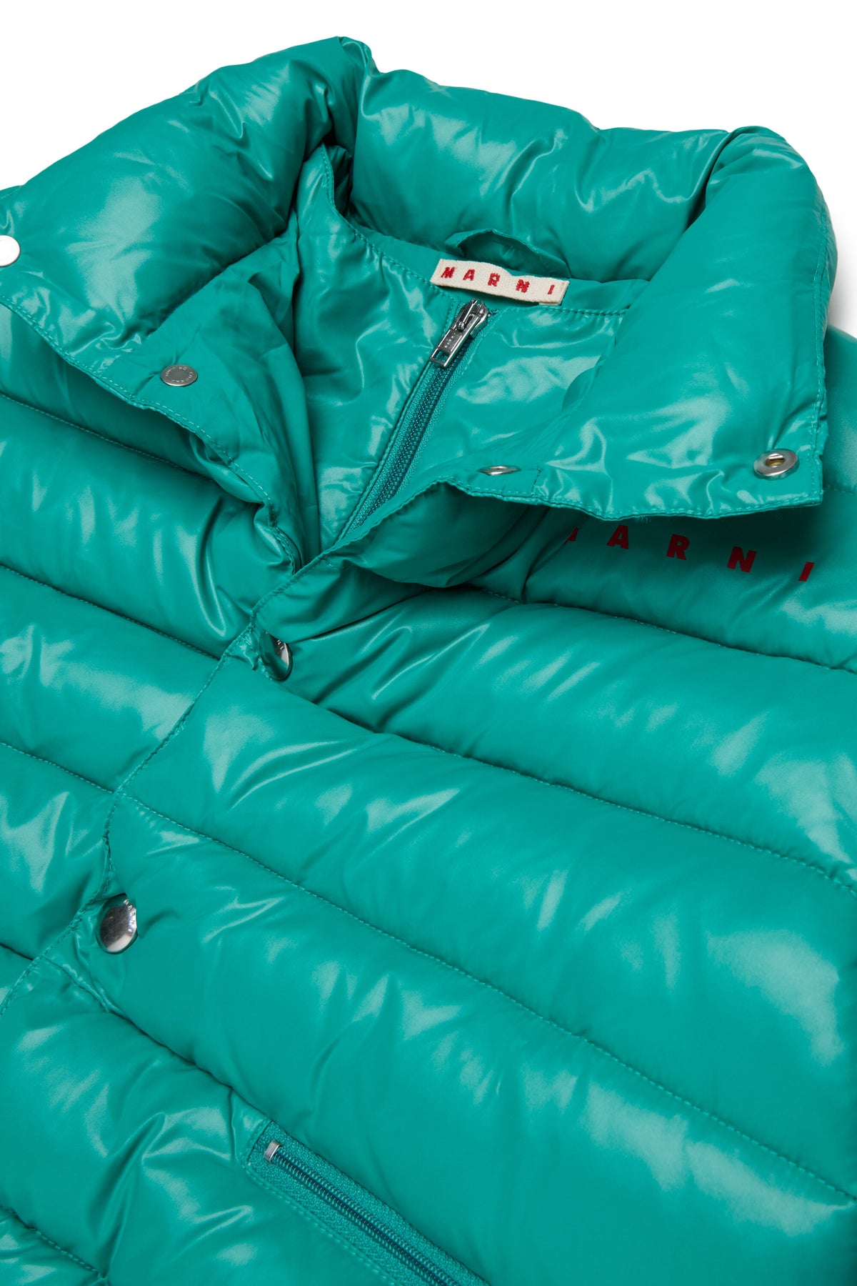 Chaqueta acolchada con logo