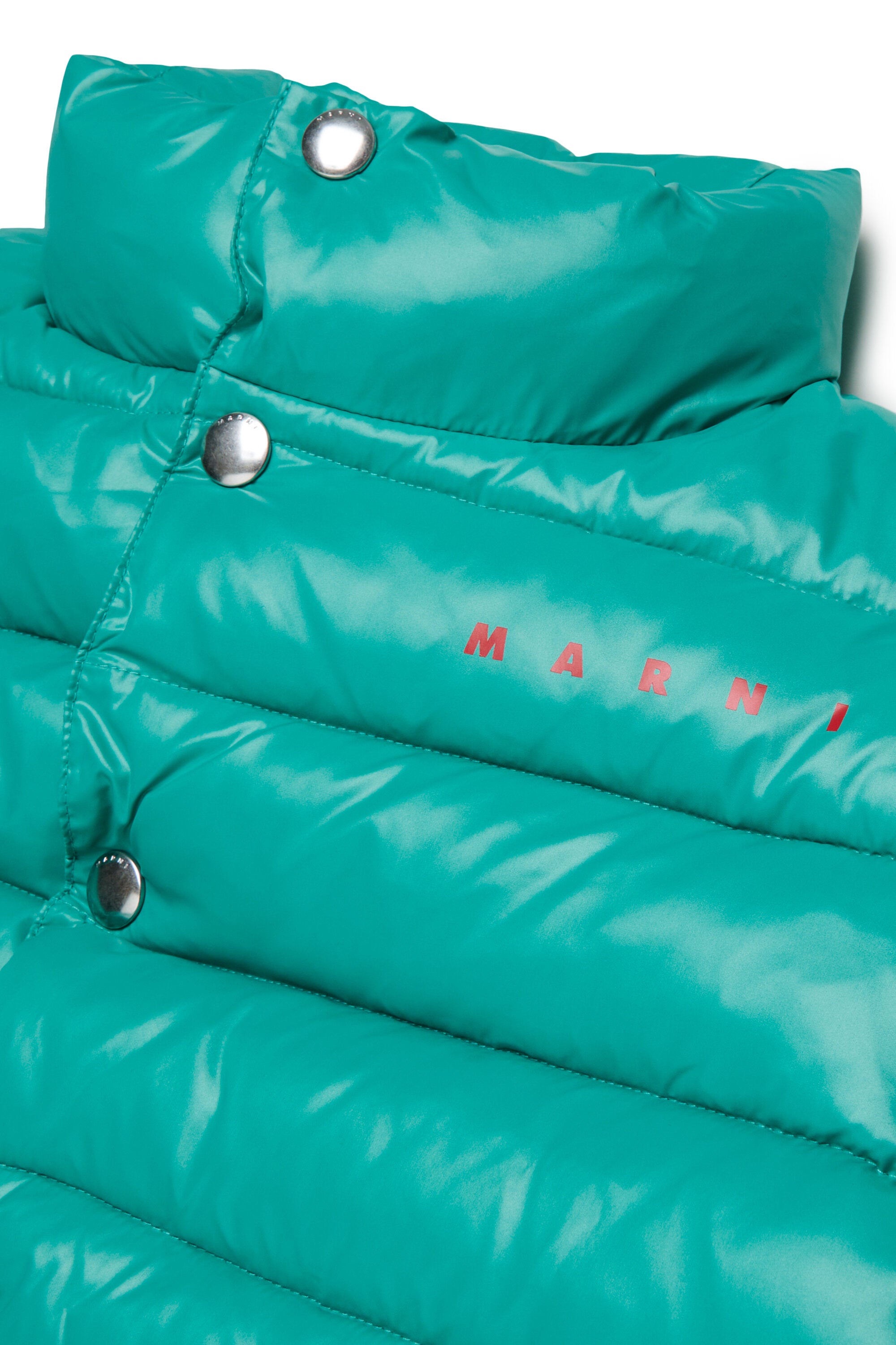 Chaqueta acolchada con logo