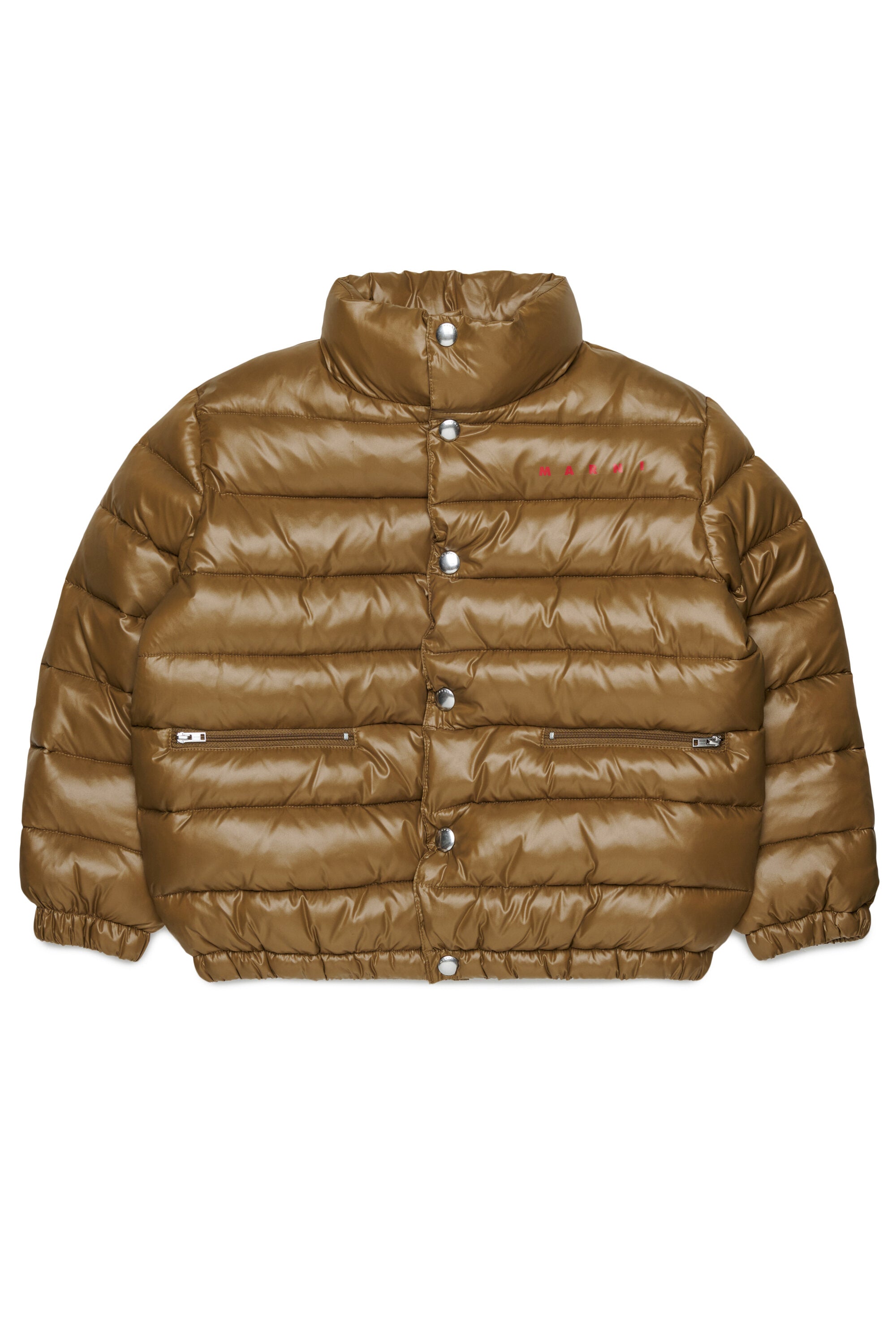 Chaqueta acolchada con logo