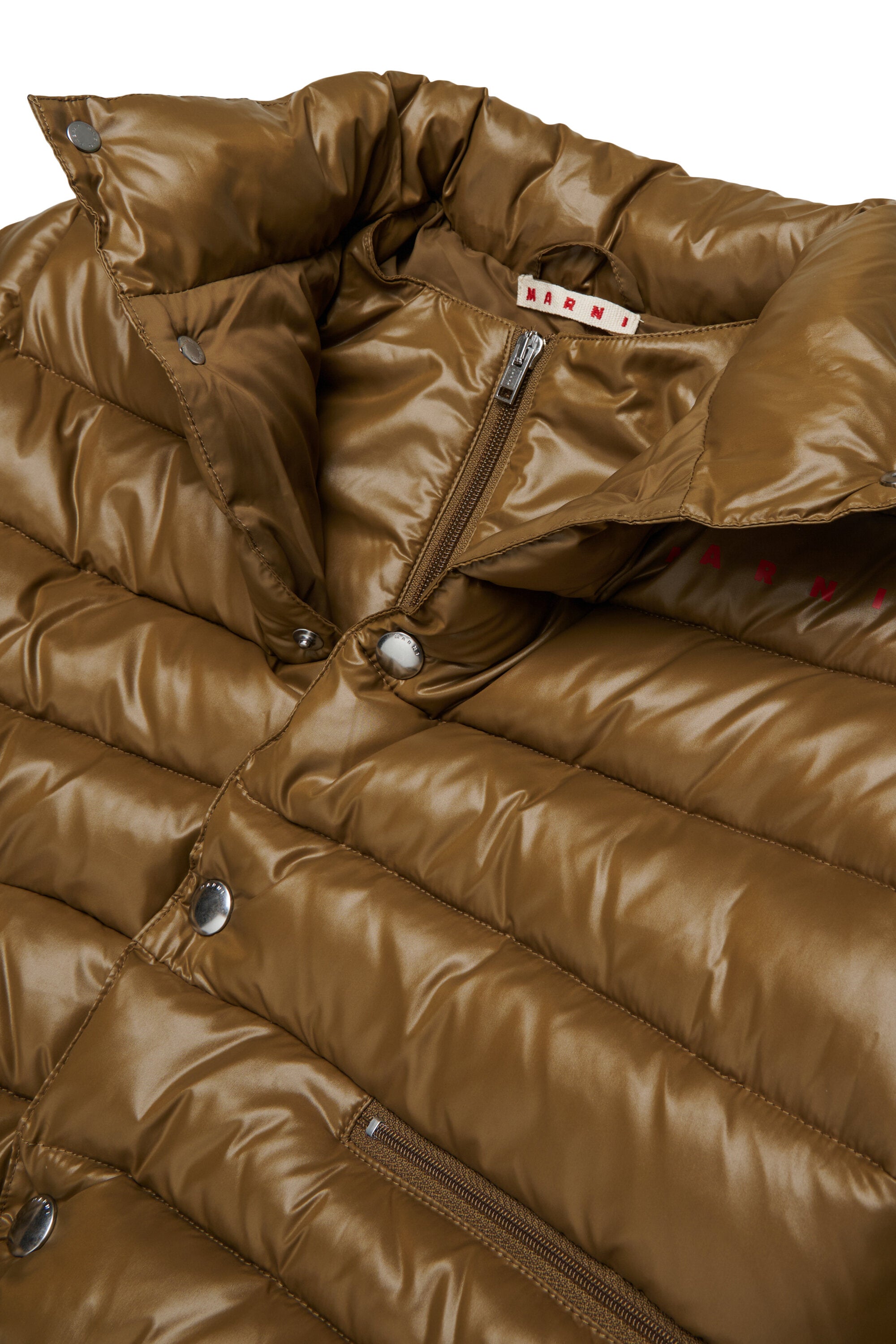 Chaqueta acolchada con logo