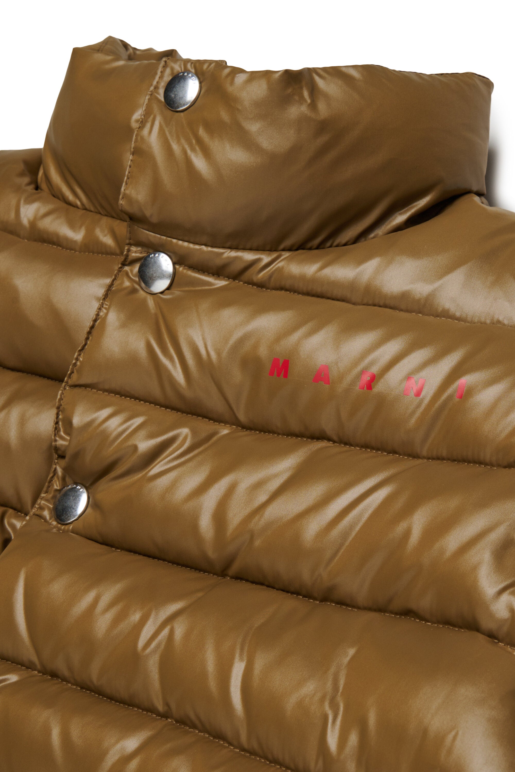 Chaqueta acolchada con logo