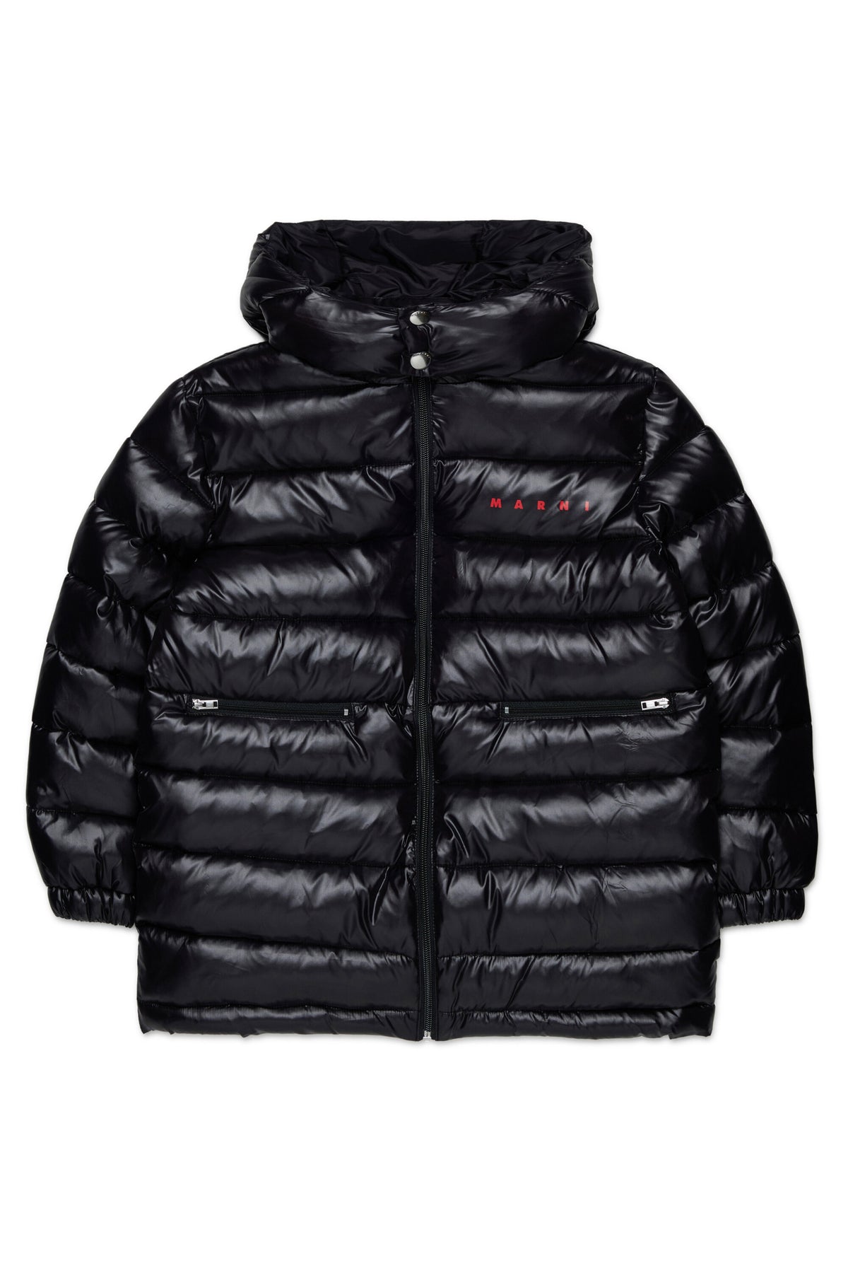 Padded jacket with logo