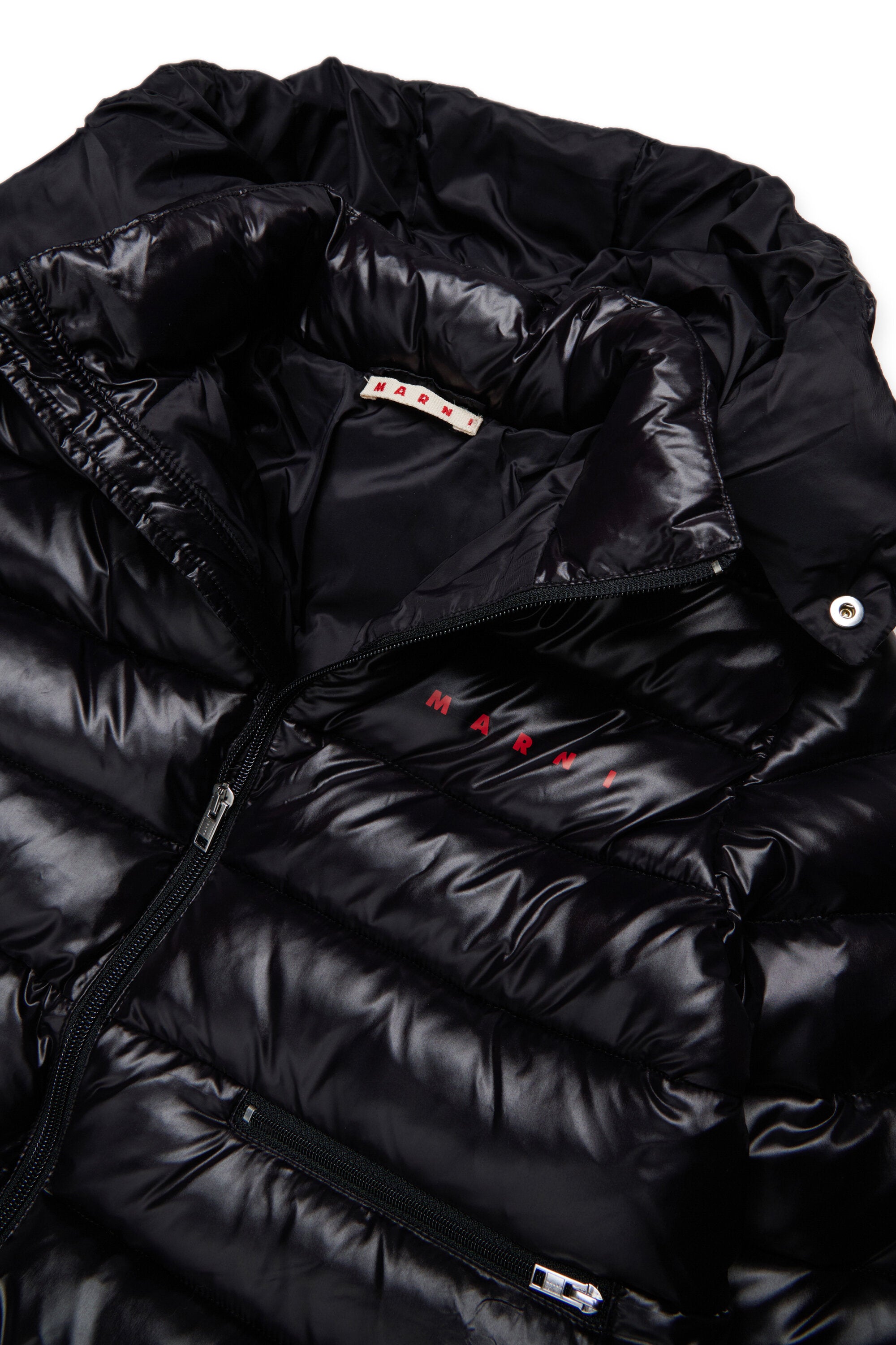 Chaqueta acolchada con logo
