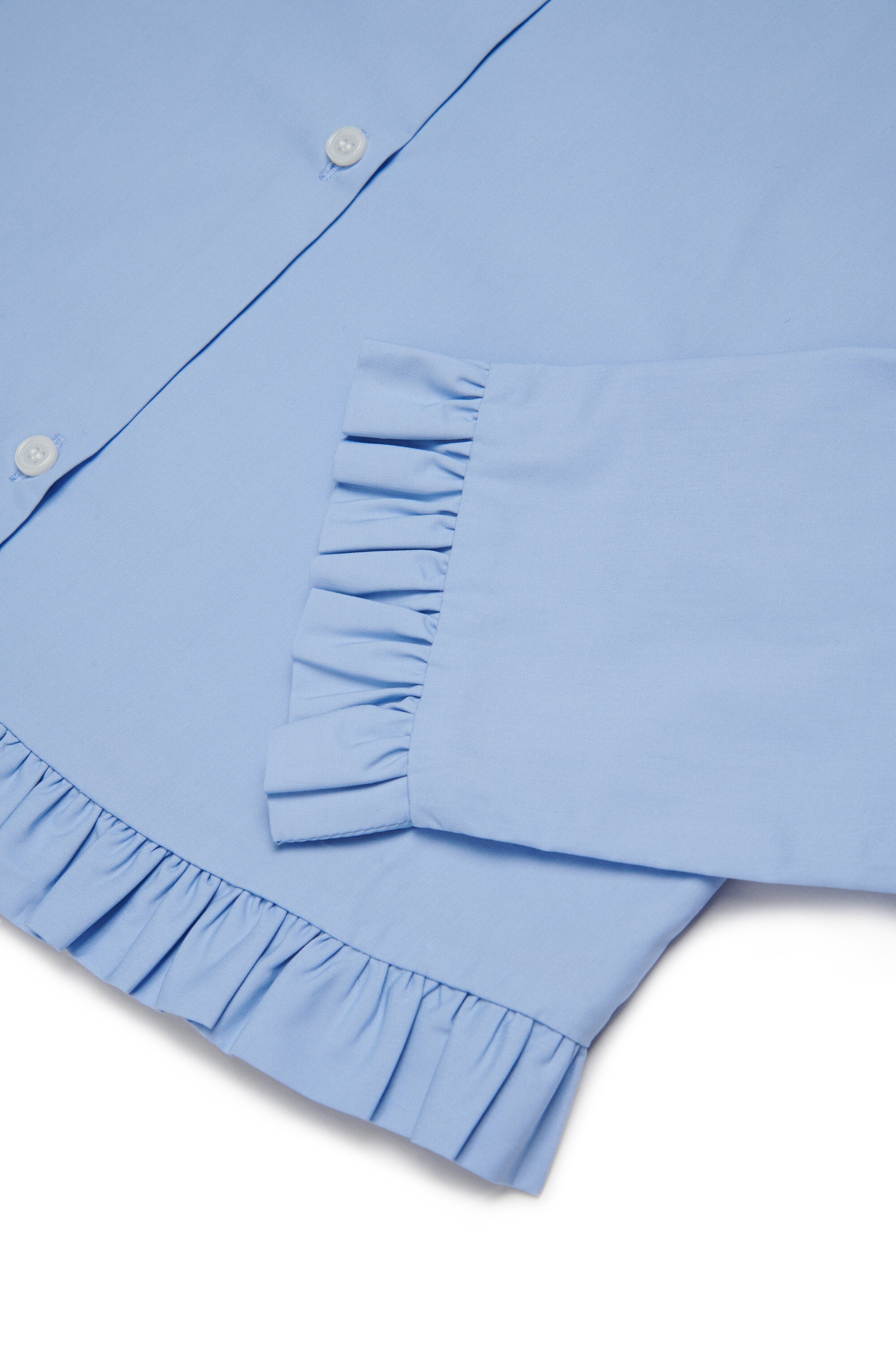Camisa de manga larga con volantes