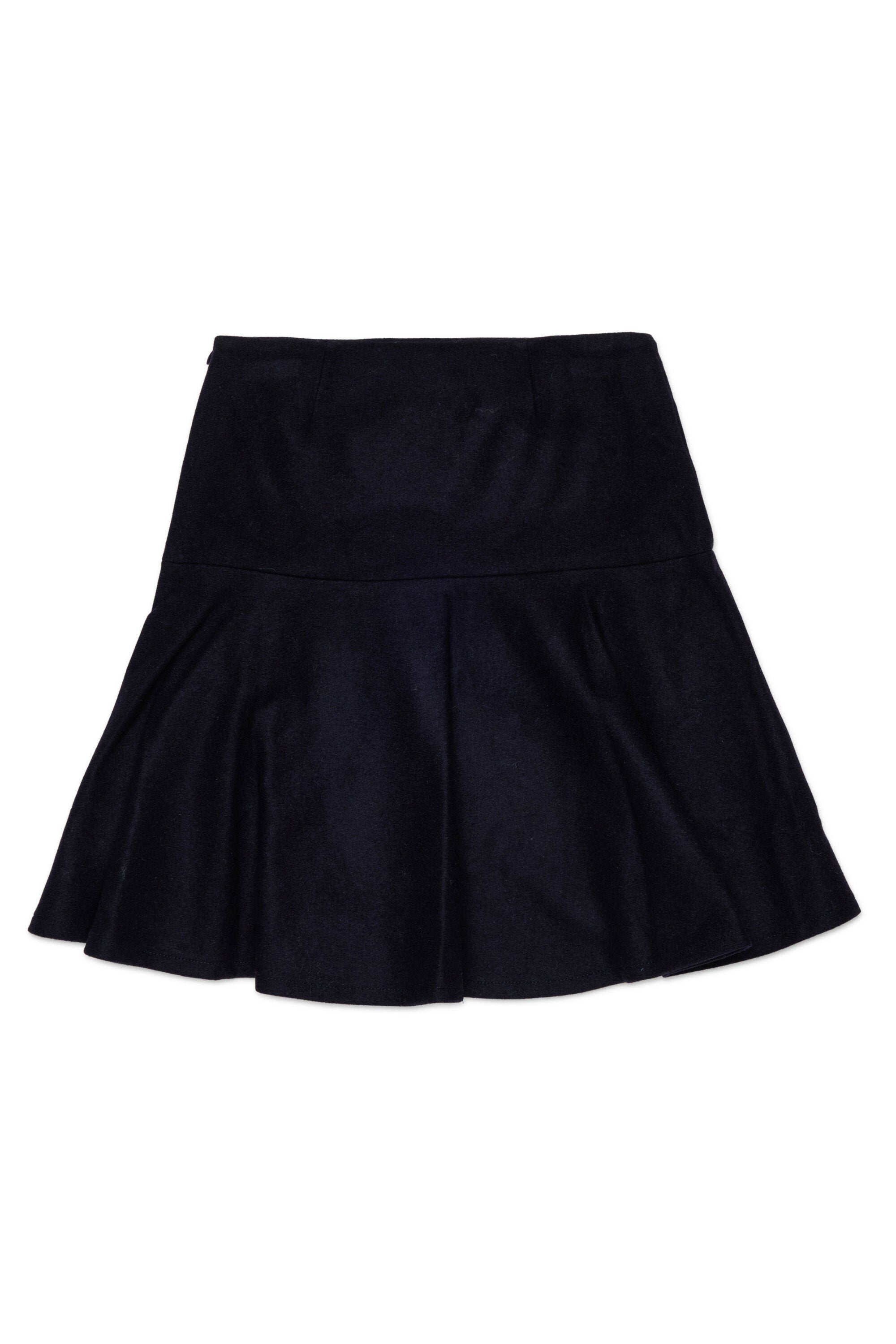 Falda midi con logo
