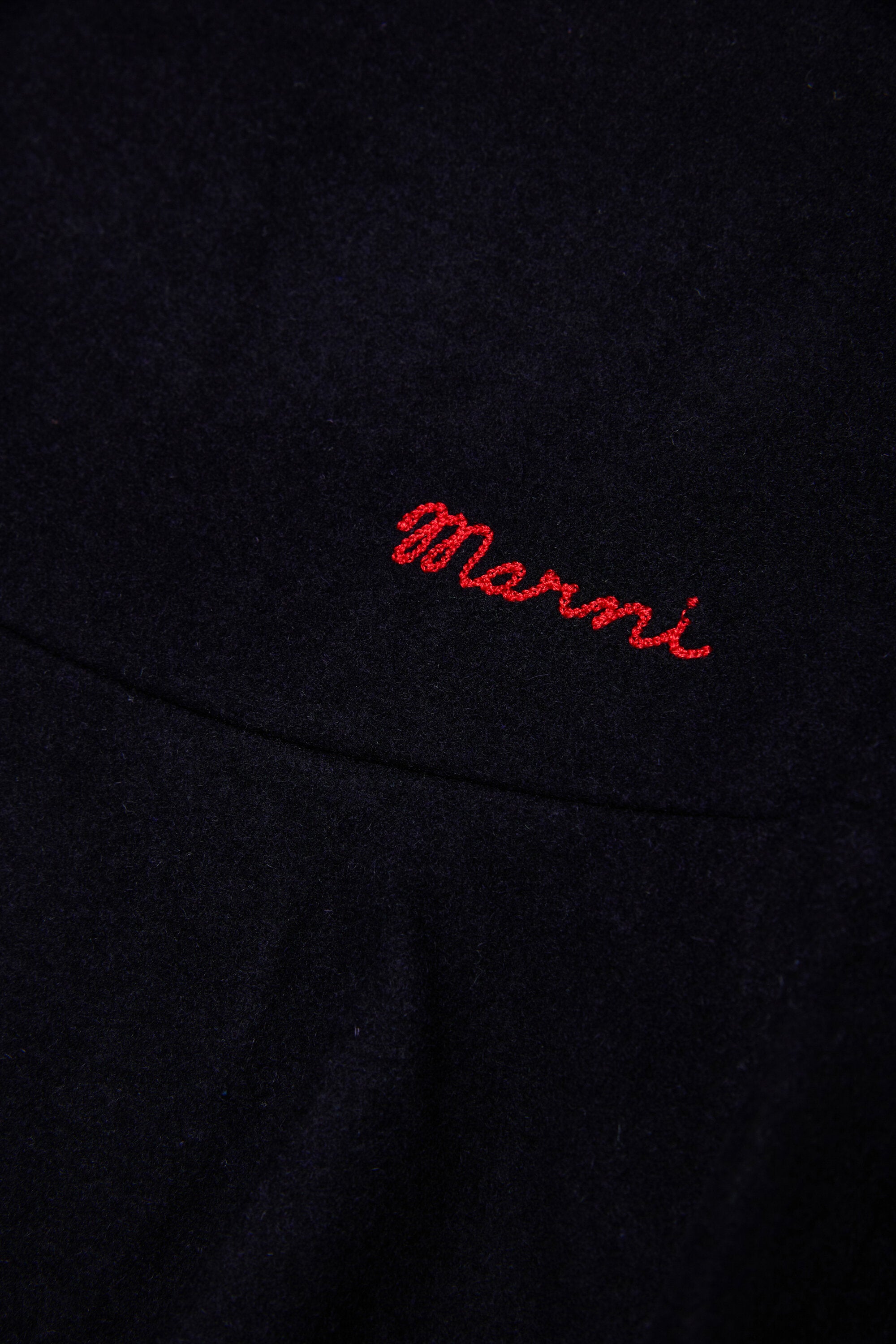Falda midi con logo