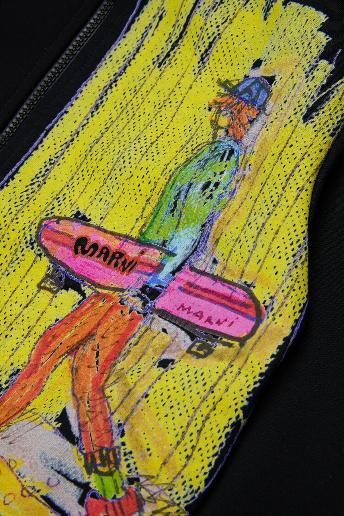 Sweat-shirt avec motif skateur