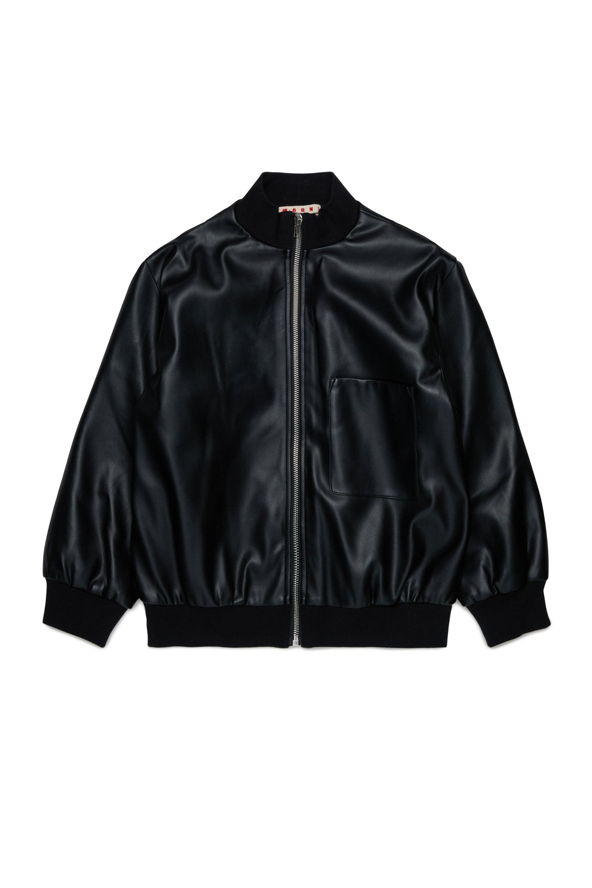 Cazadora bomber con logo estampado