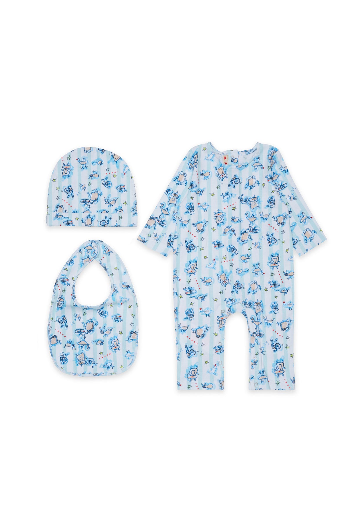 Ensemble pour bébé avec motif allover