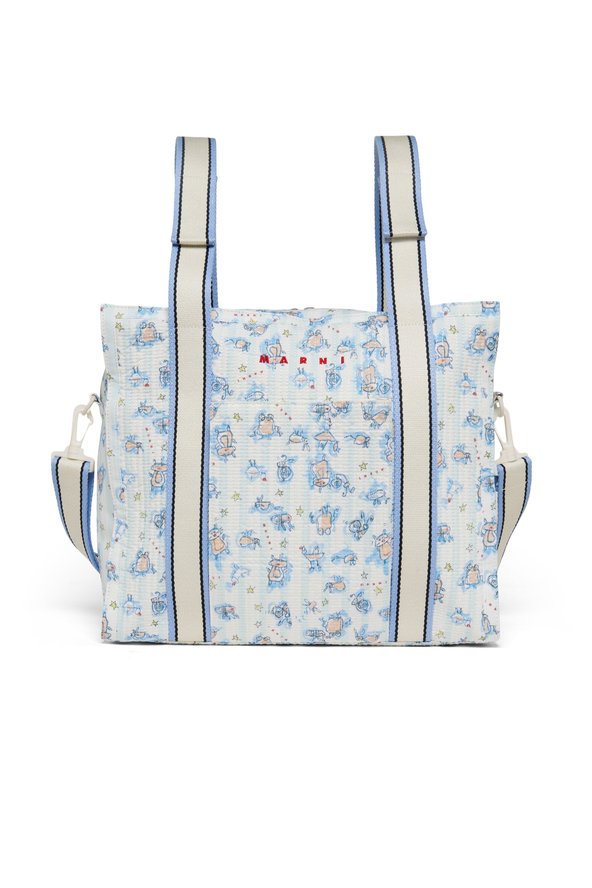 Bolso cambiador con estampado all over