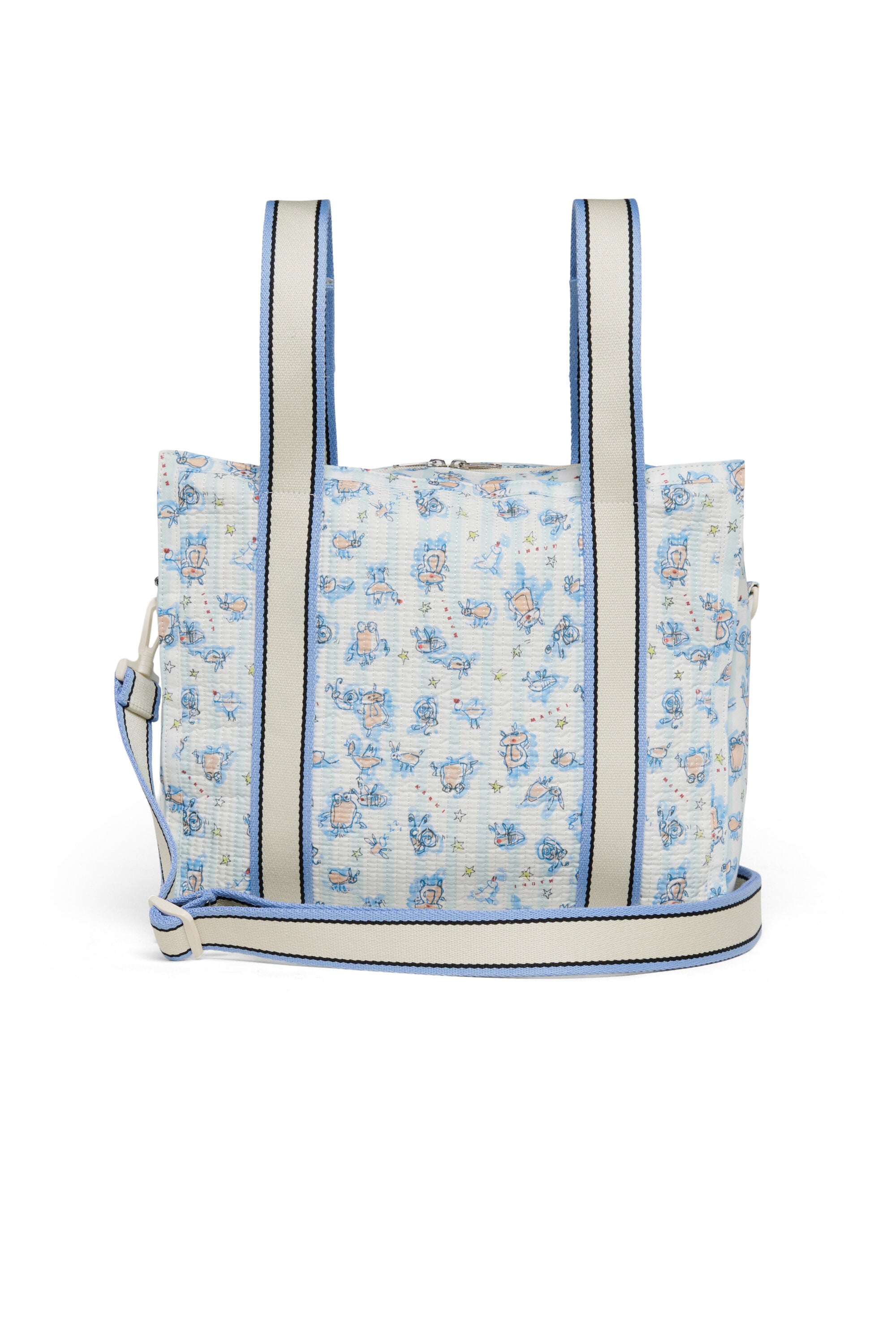 Bolso cambiador con estampado all over