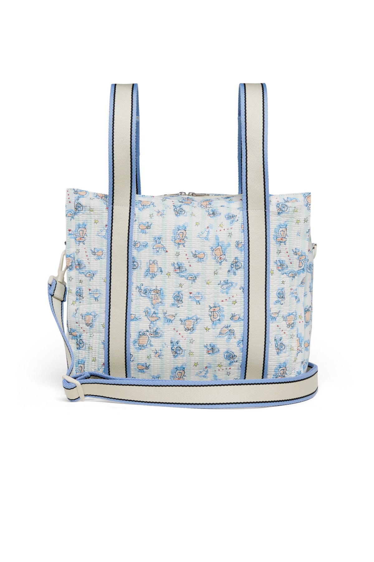 Bolso cambiador con estampado all over