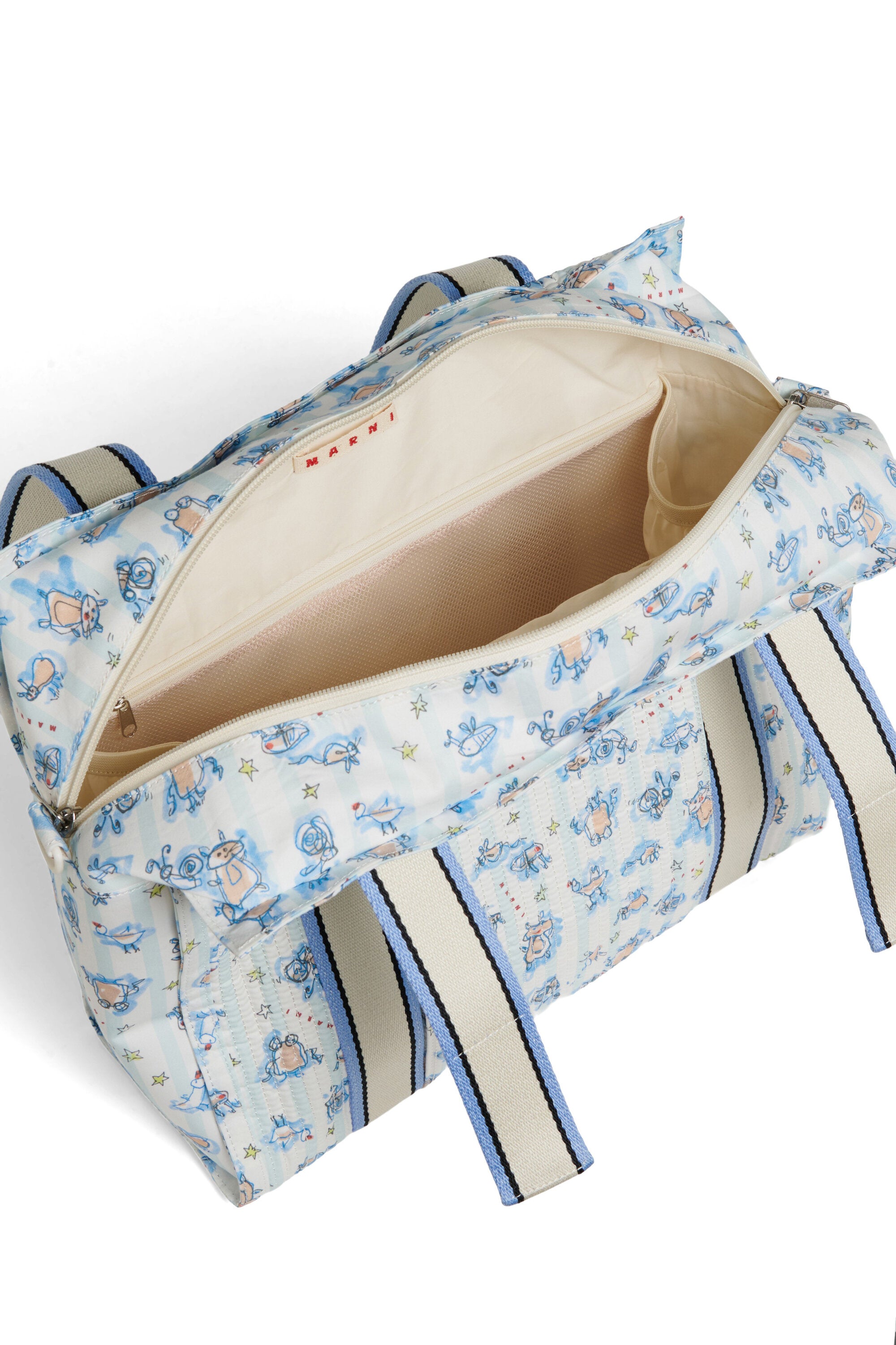 Bolso cambiador con estampado all over