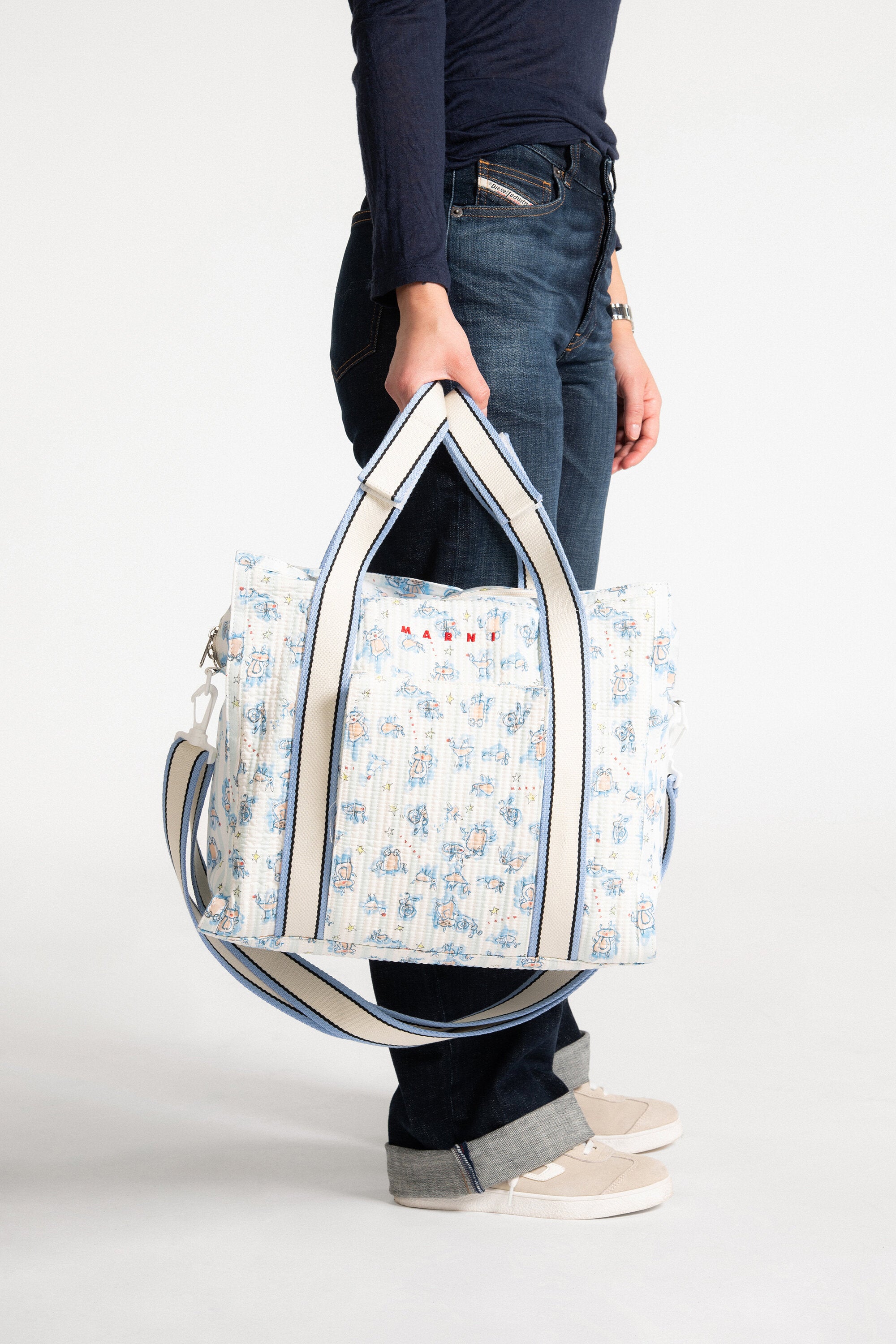 Bolso cambiador con estampado all over