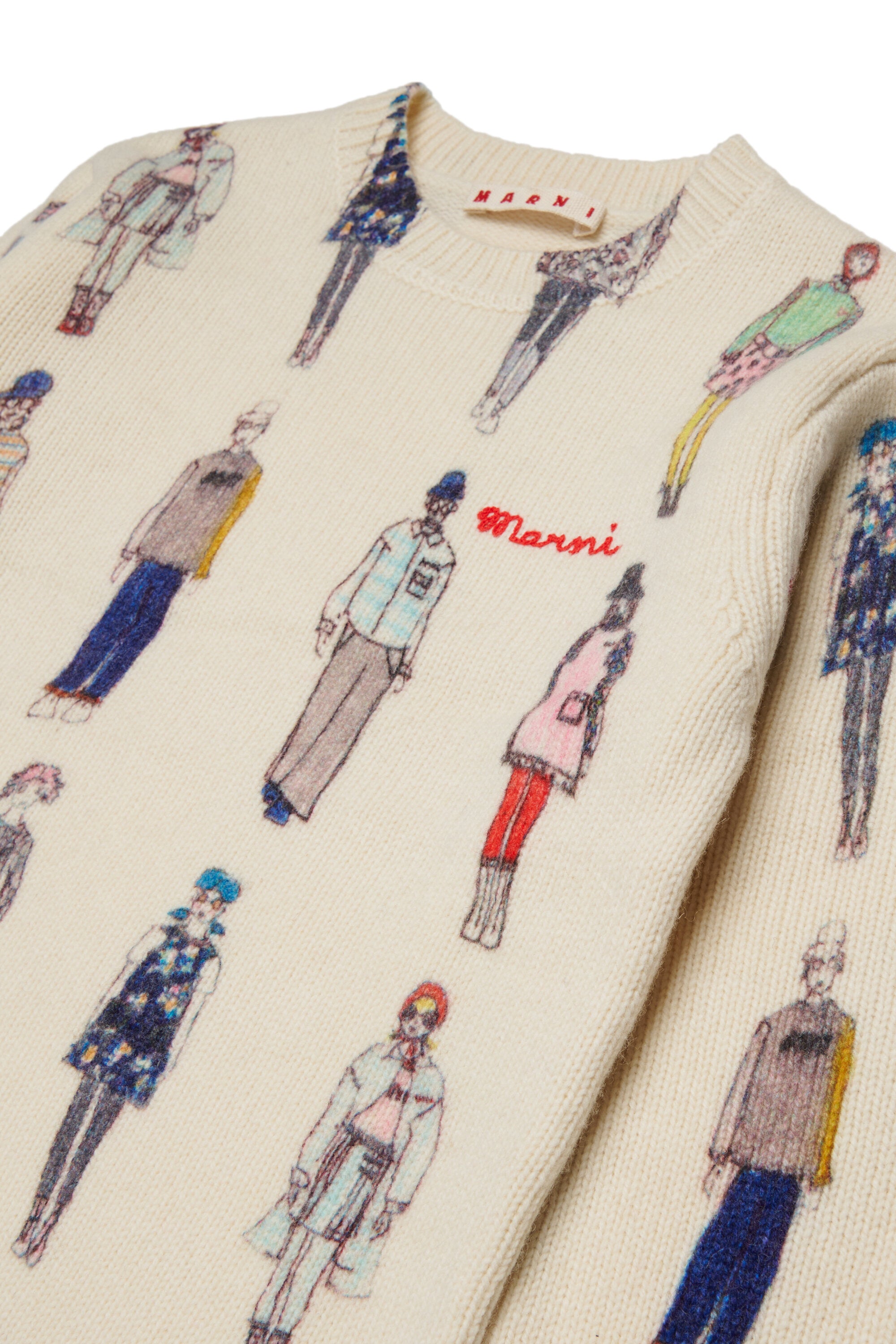 Vestido estampado con logo
