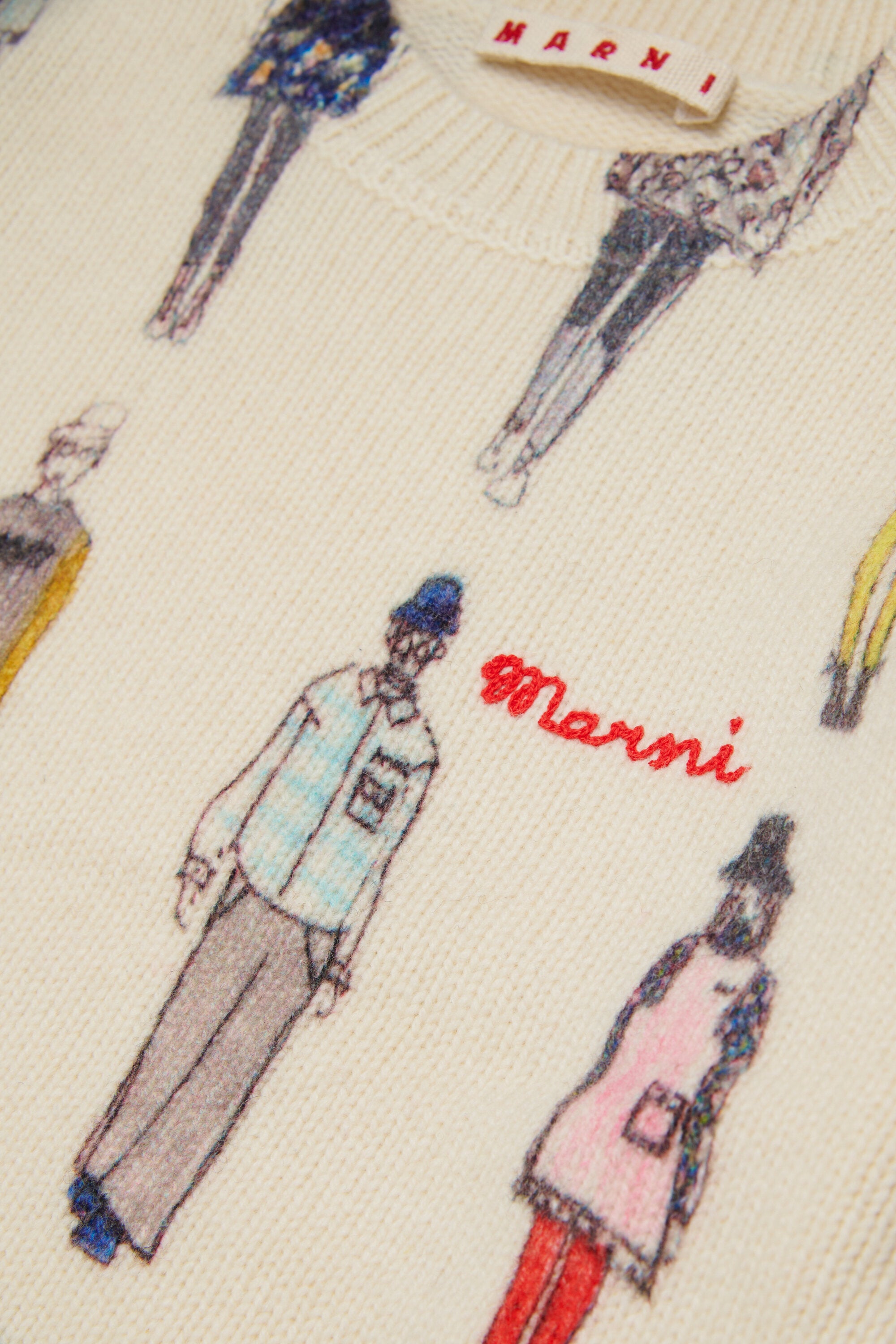 Vestido estampado con logo