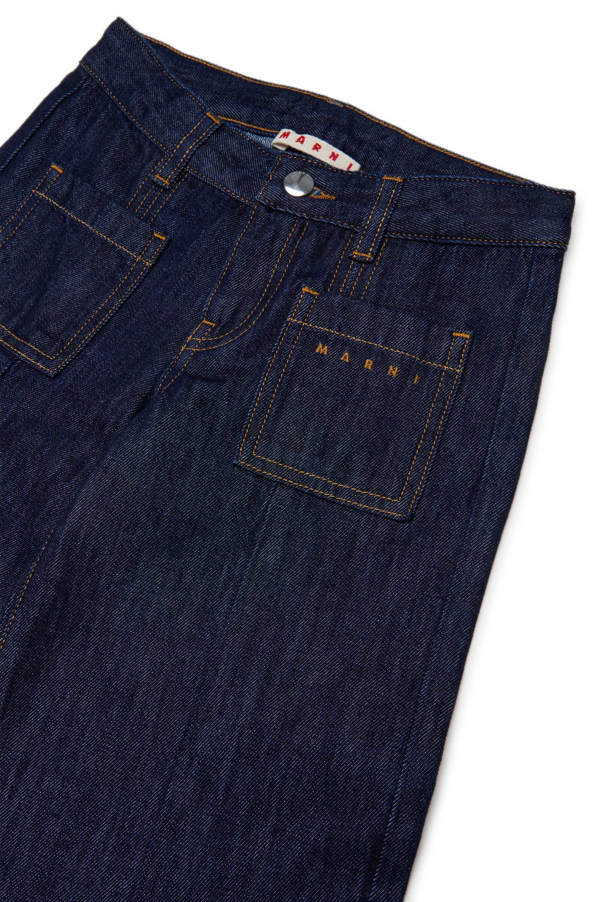 Jean coupe flare bleu moyen