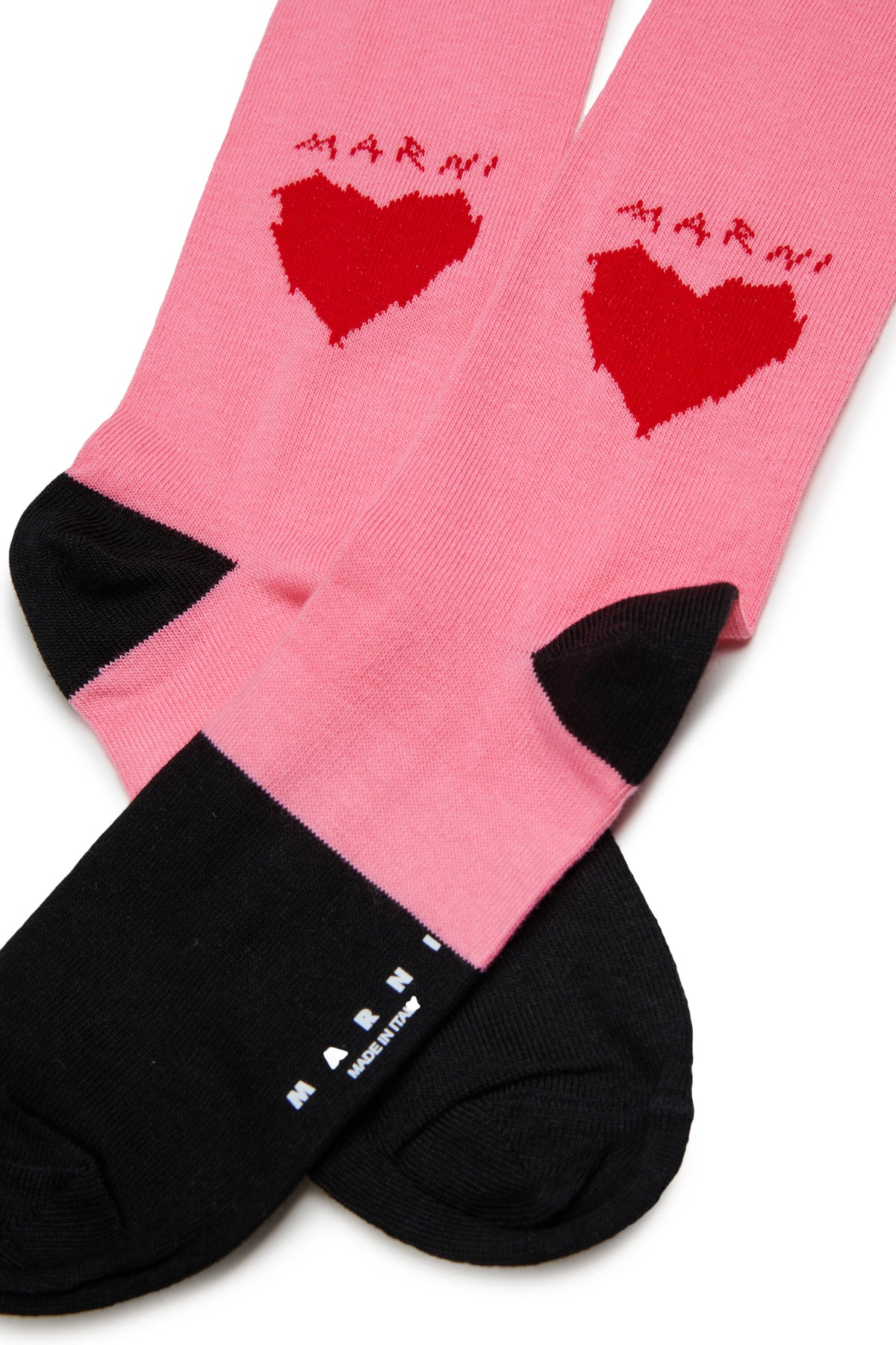 Calcetines con bordado de corazón