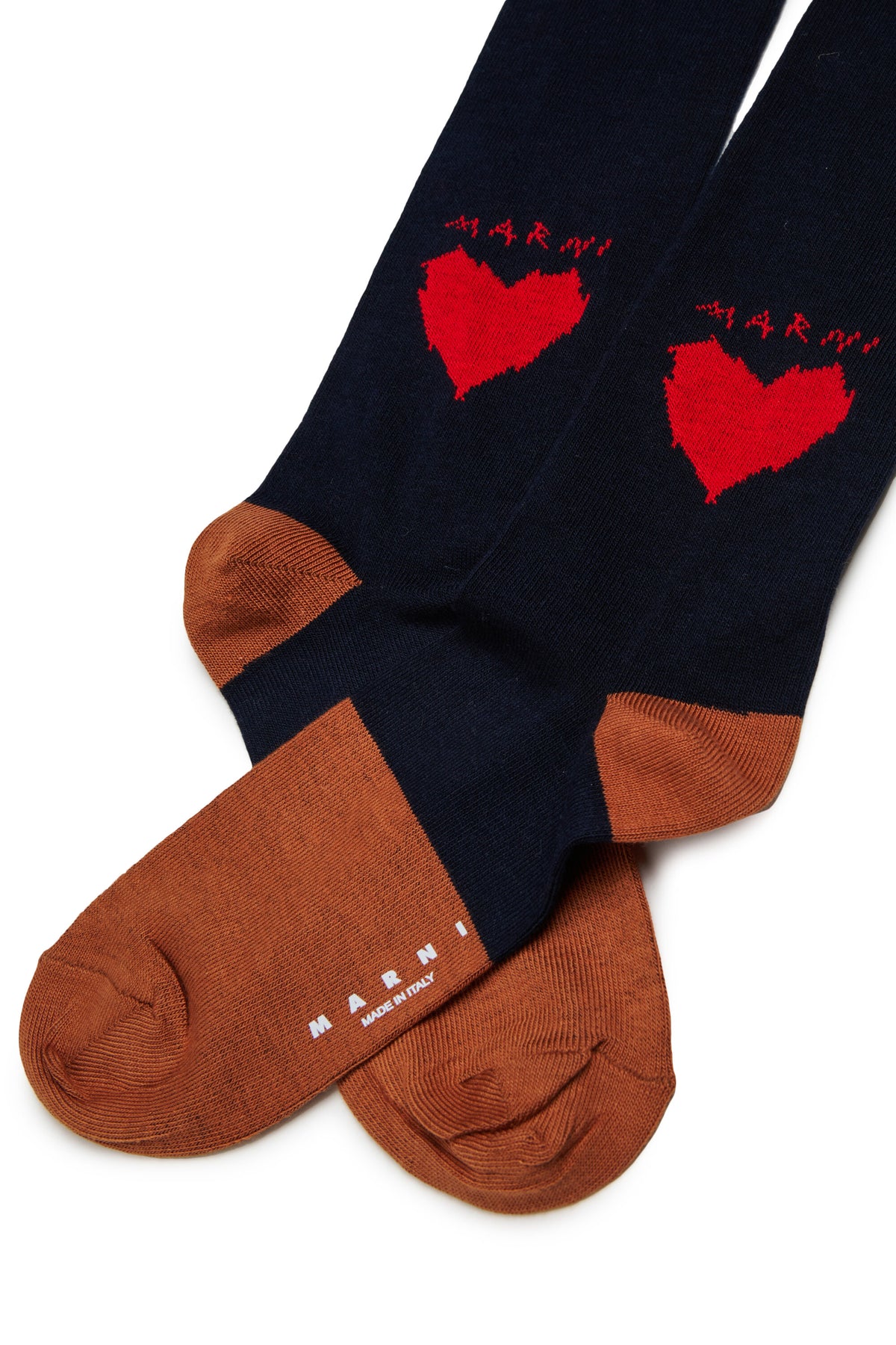 Chaussettes avec broderie cœur