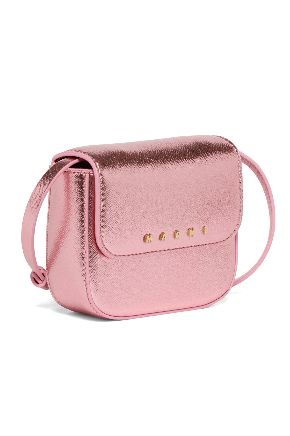 Punk crossbody bag with front flap